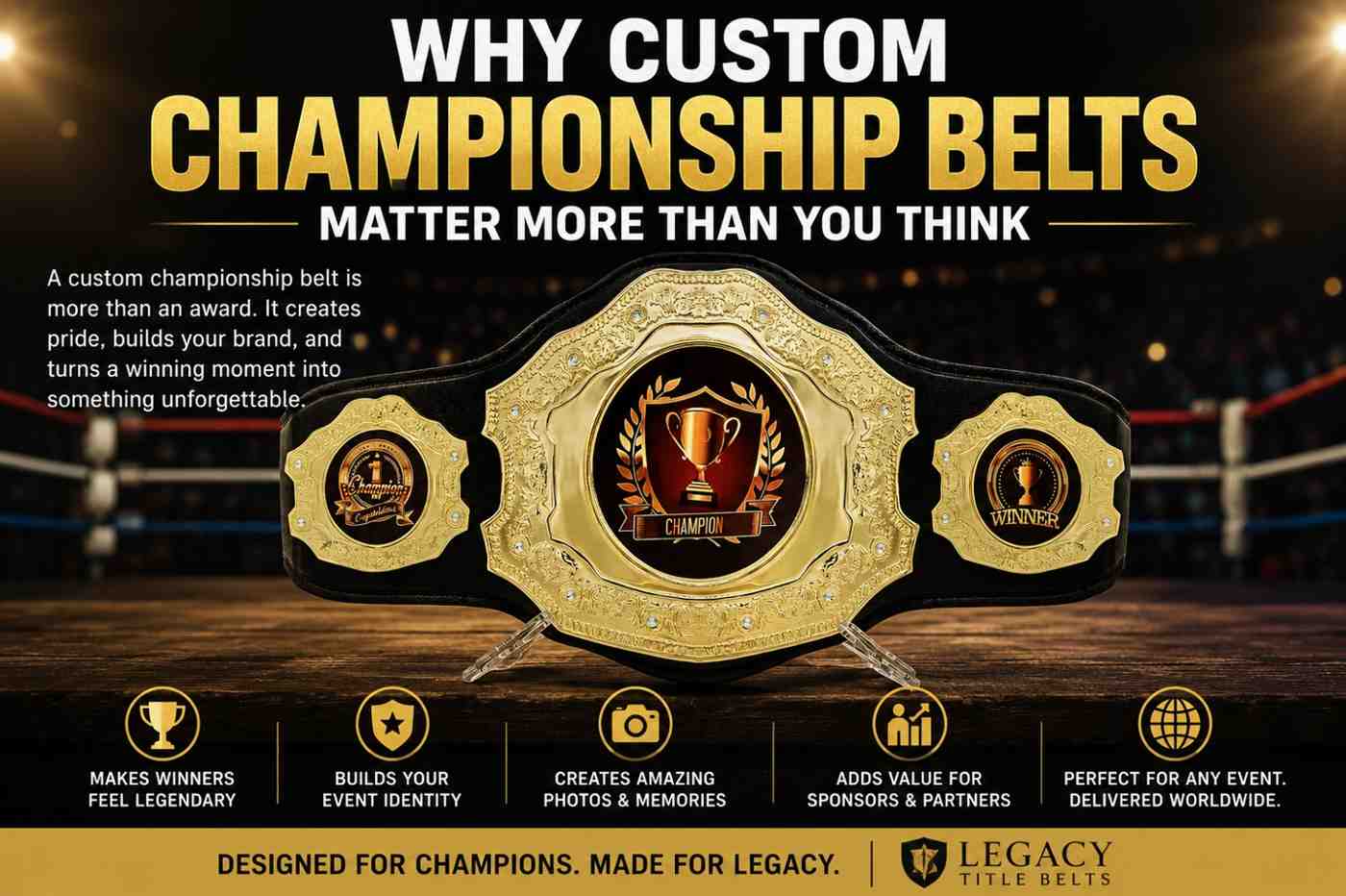 Why Custom Championship Belts Matter More Than You Think