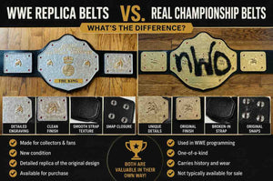 WWE Replica Belts vs. Real Championship Belts: What’s the Difference?