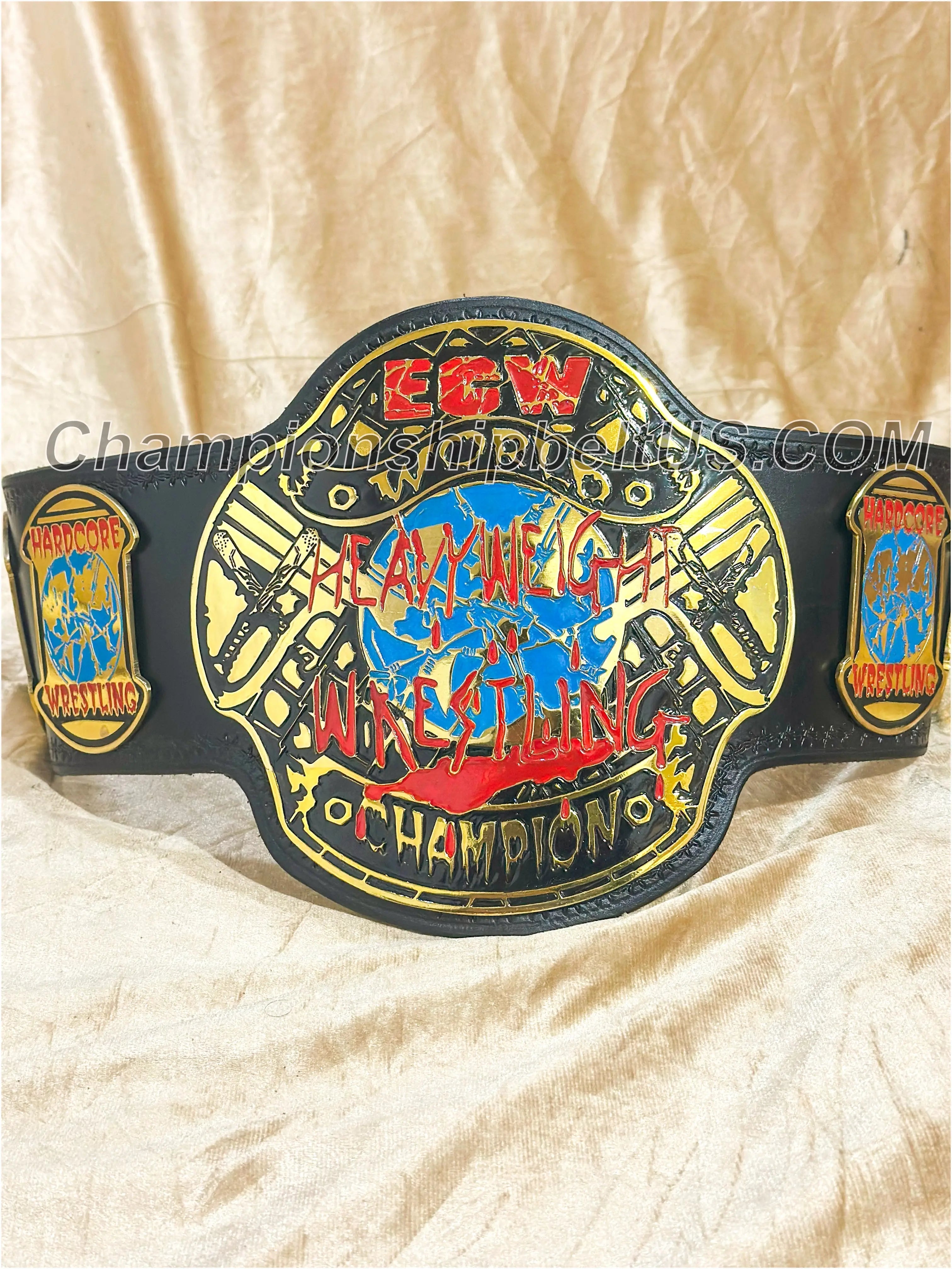 Hardcore World Heavyweight Championship Replica Wrestling Belt