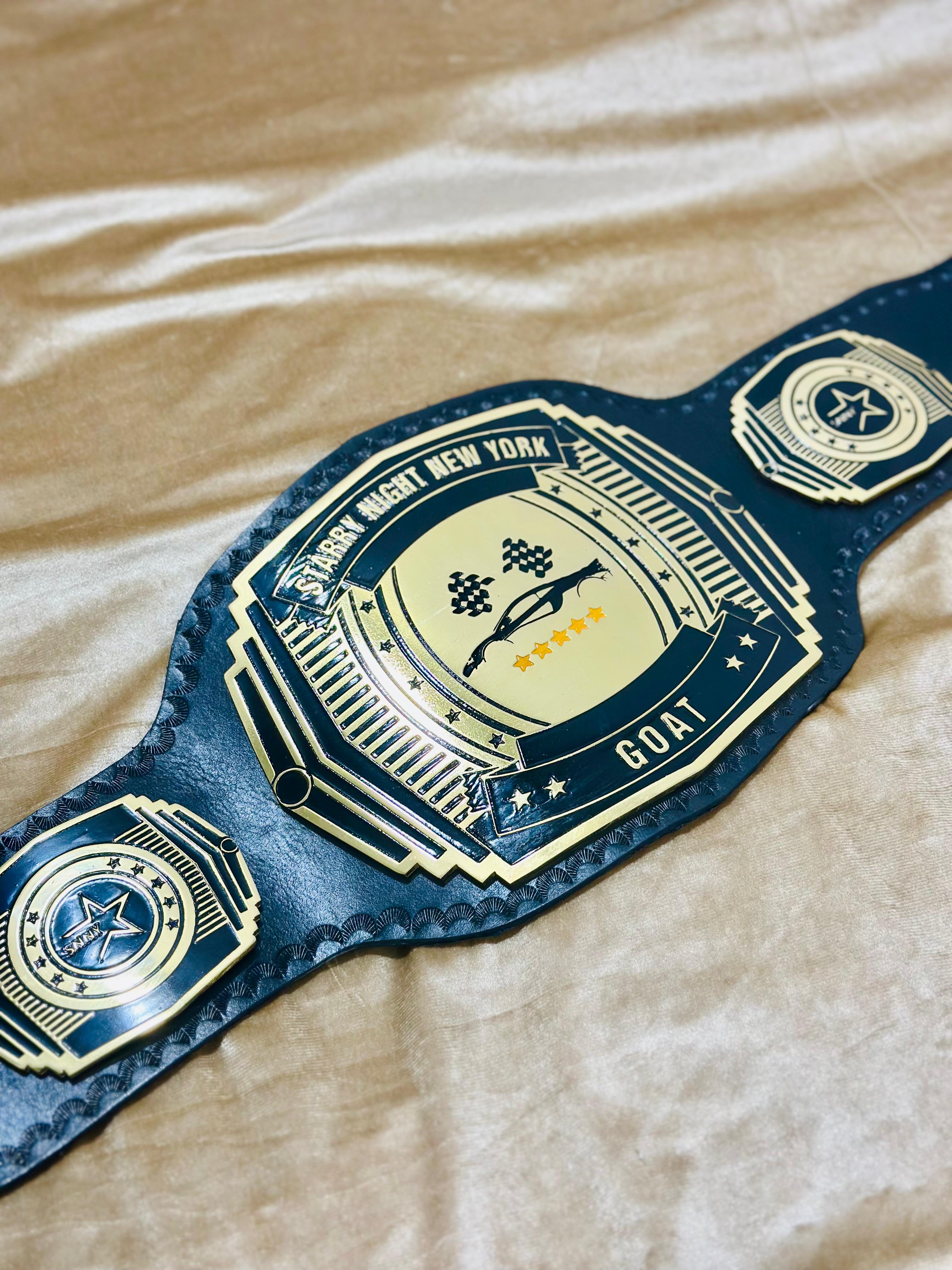 Customized Championship Belt with Custom Name Plate