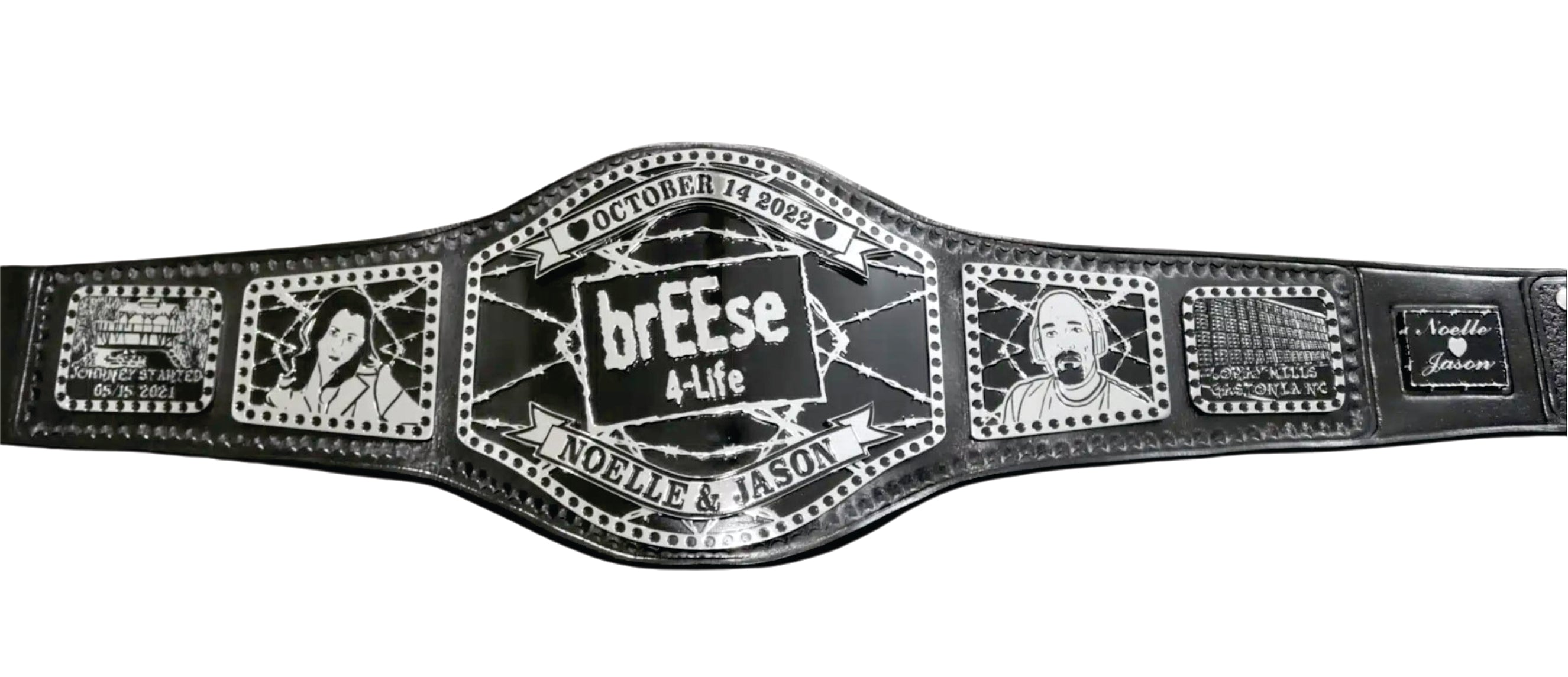 Breese 4-Life Noelle & Jason Championship Belt