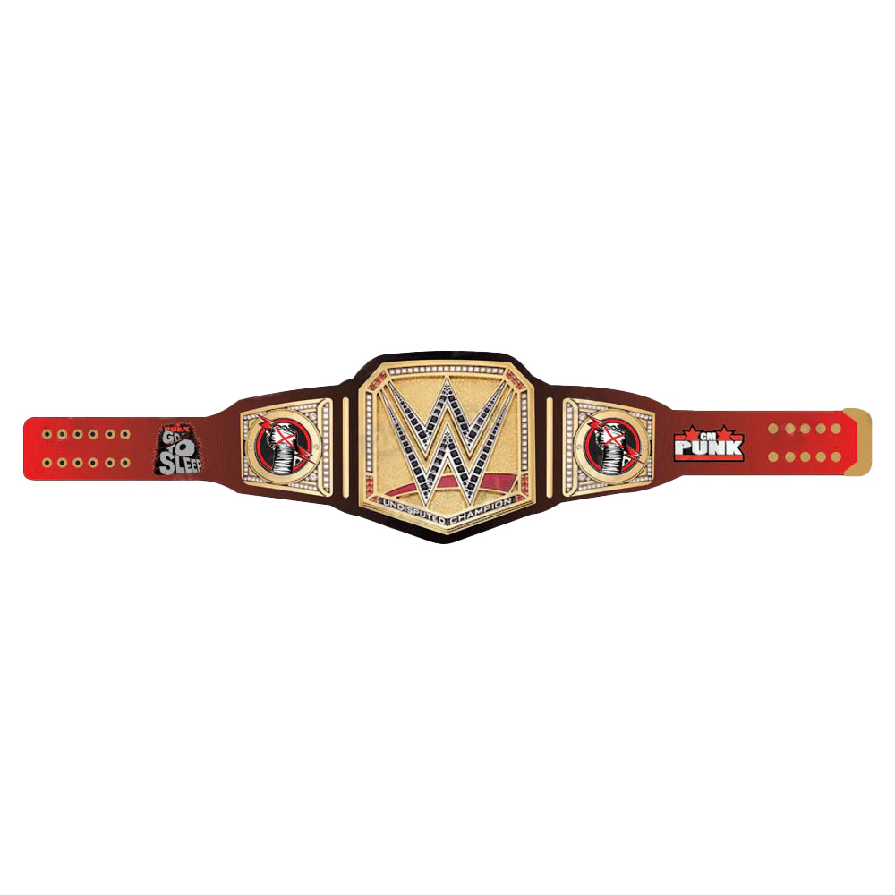 CM Punk “Go To Sleep” Signature Series Championship Belt