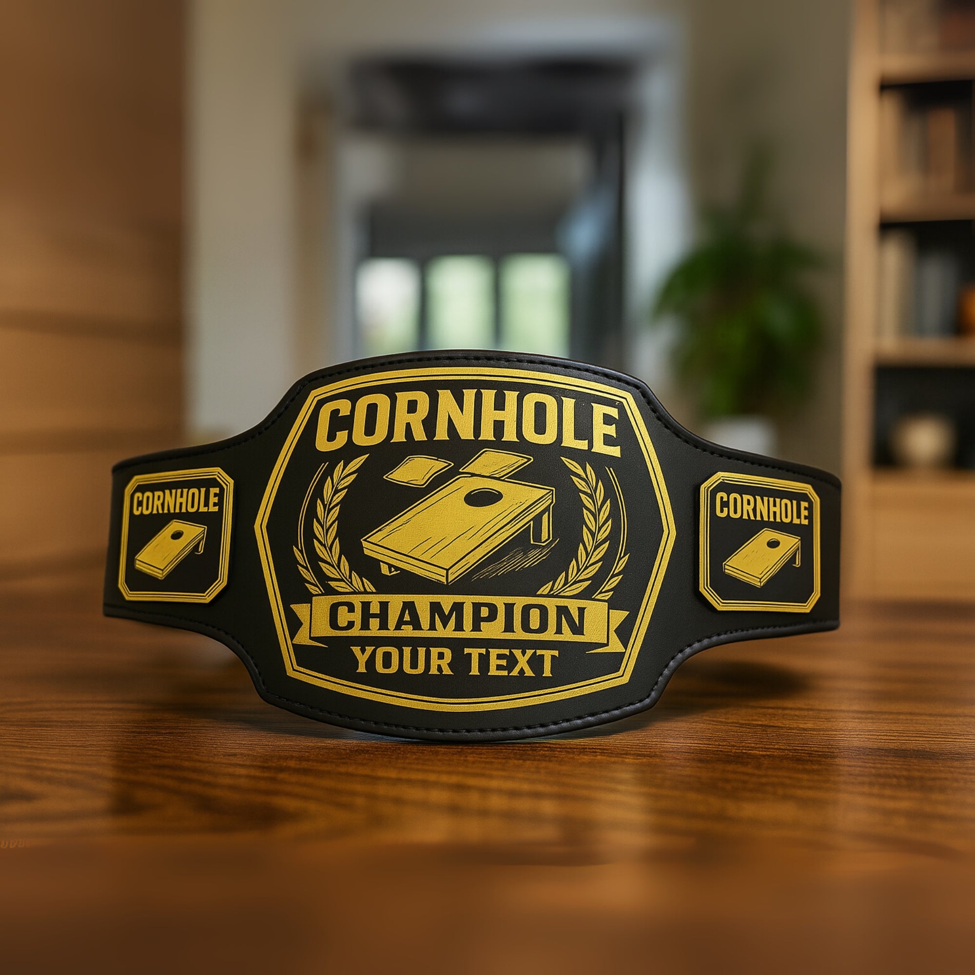 Customized Cornhole Championship Belt