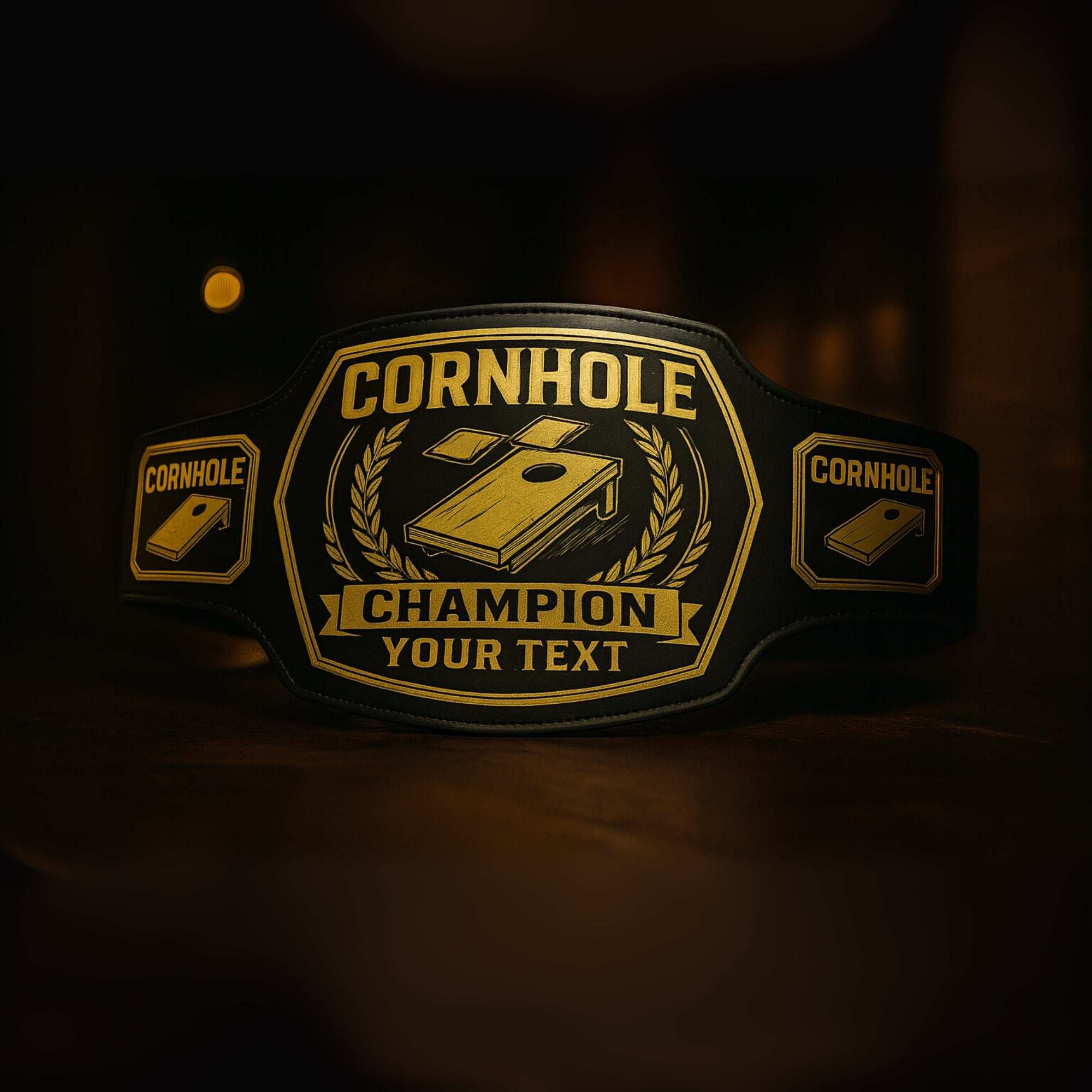 Customized Cornhole Championship Belt
