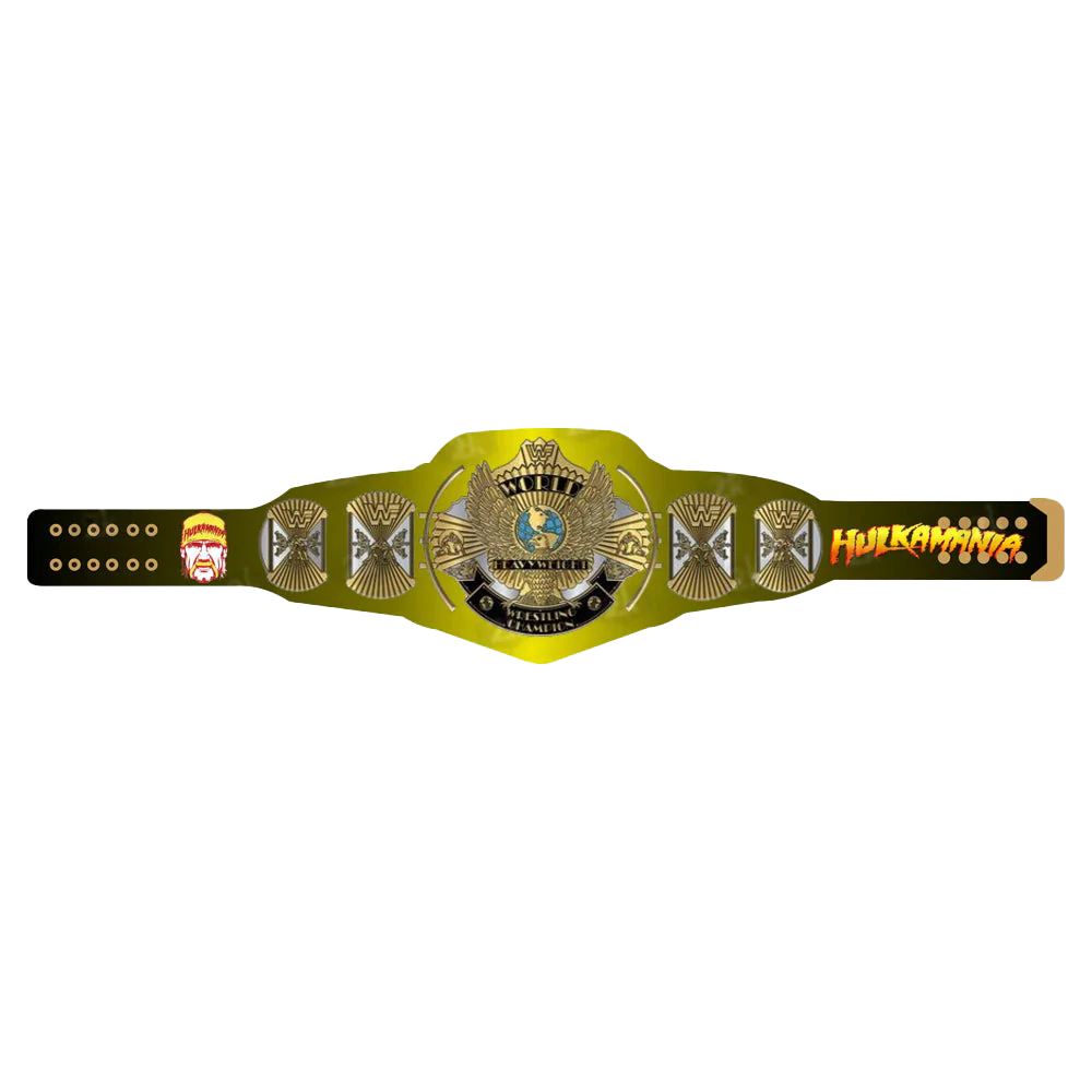 Hulk Hogan Hulkamania Signature Series Championship Belt