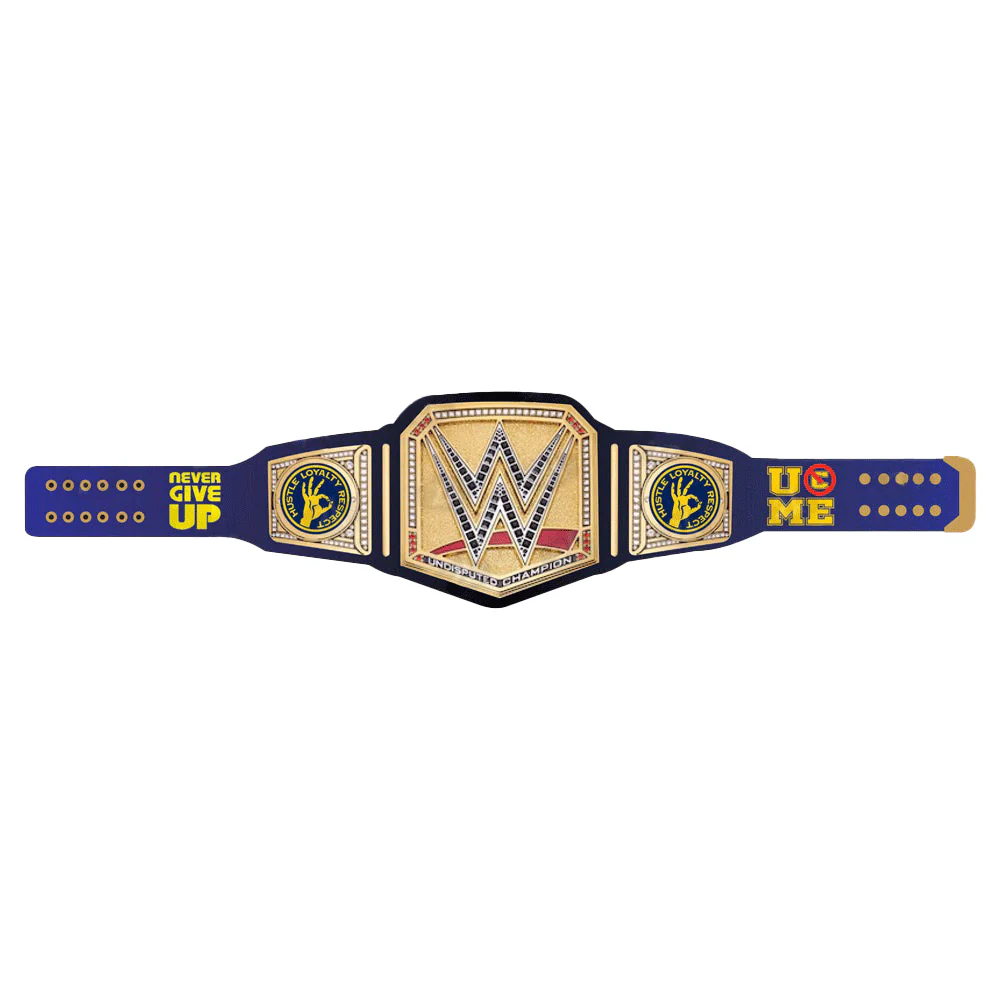 John Cena Never Give Up Signature Series Championship Belt