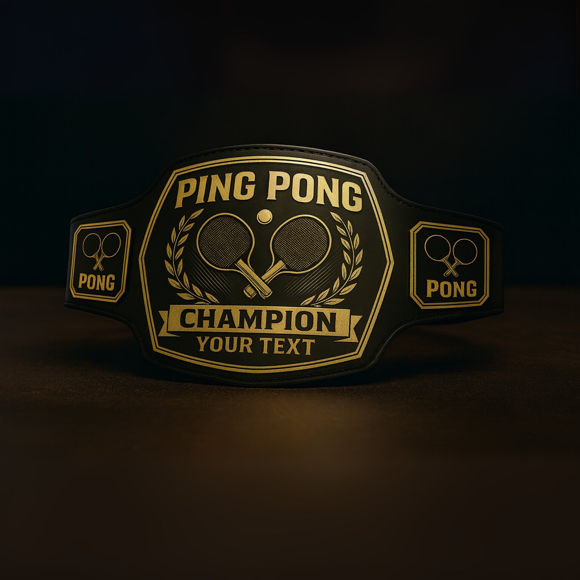 Customized Ping Pong Championship Belt