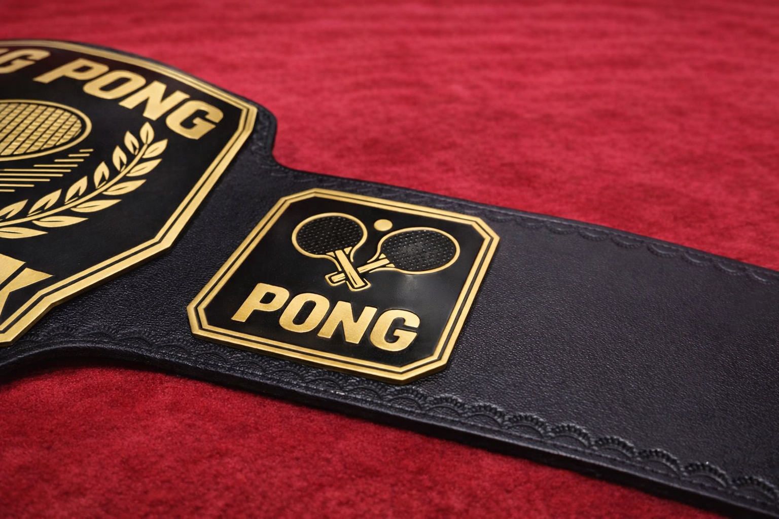 Customized Ping Pong Championship Belt