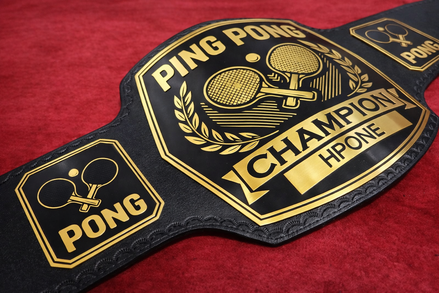 Customized Ping Pong Championship Belt