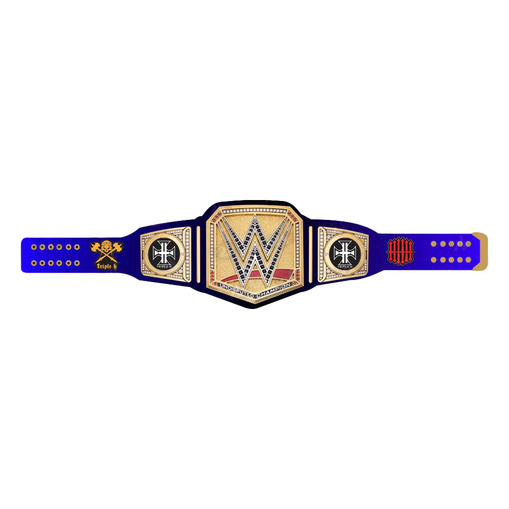 Triple H The Game Signature Series Blue Straps Championship Belt Replica