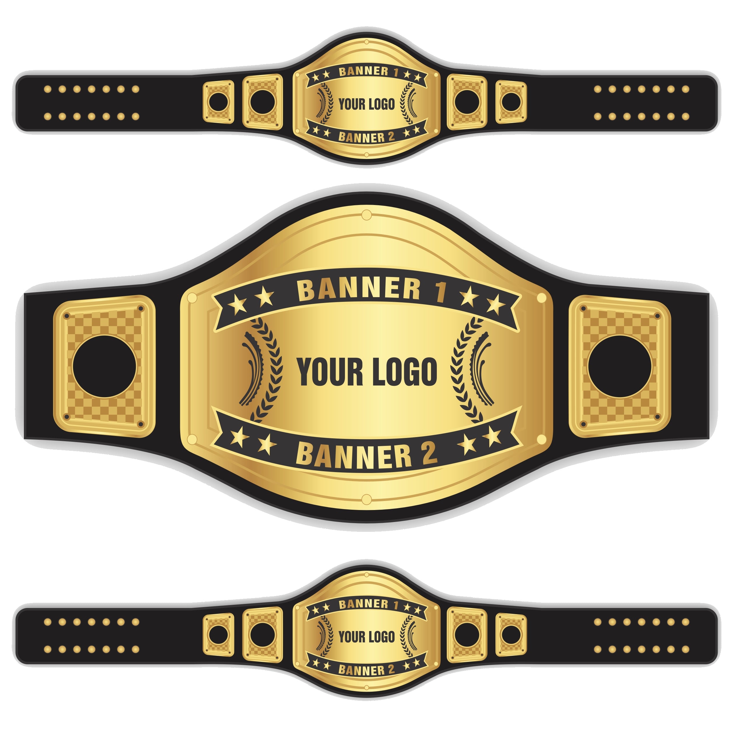 Personalized Championship Belt with Custom Name Plate