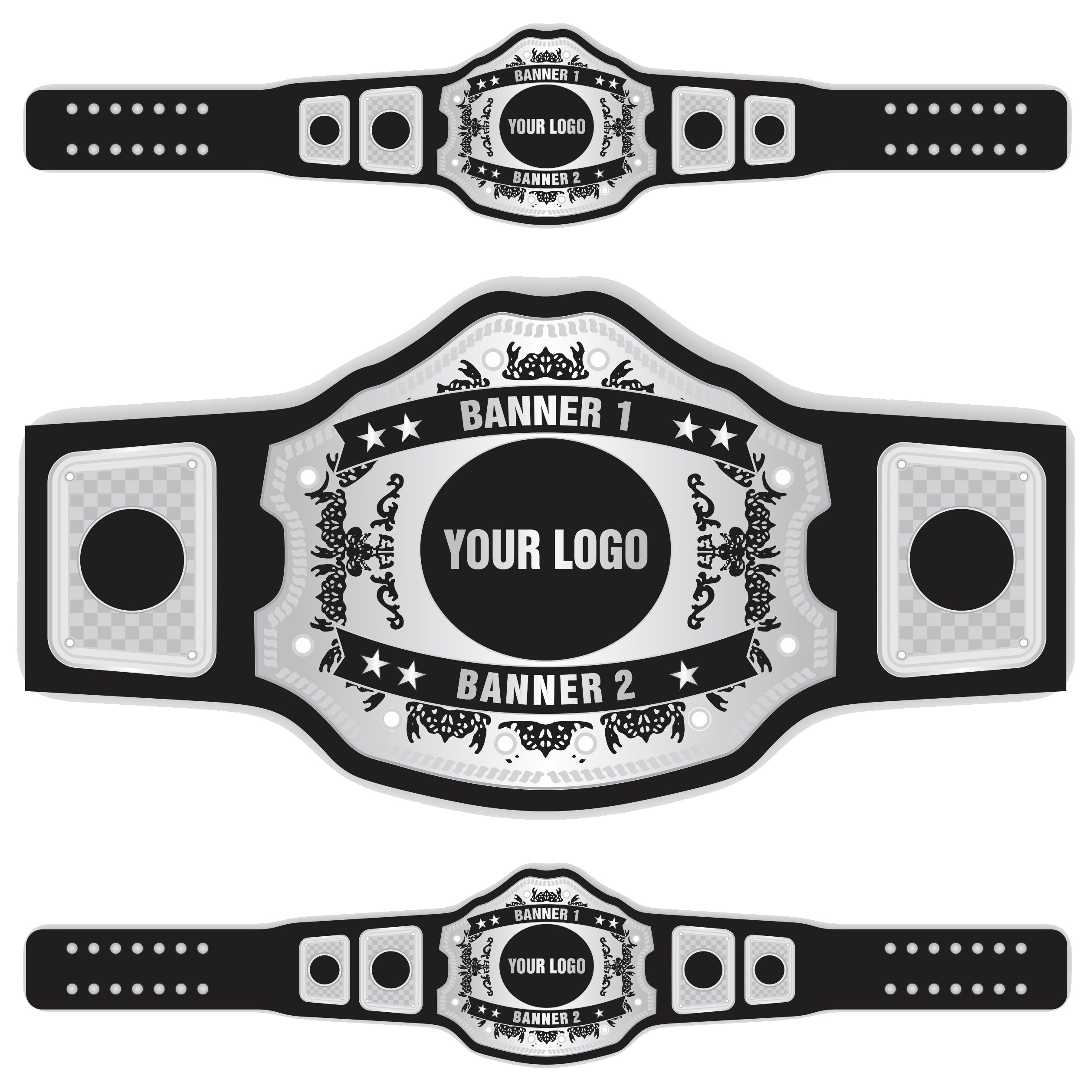 Custom WWE Style Belt with Personalized Name Plate