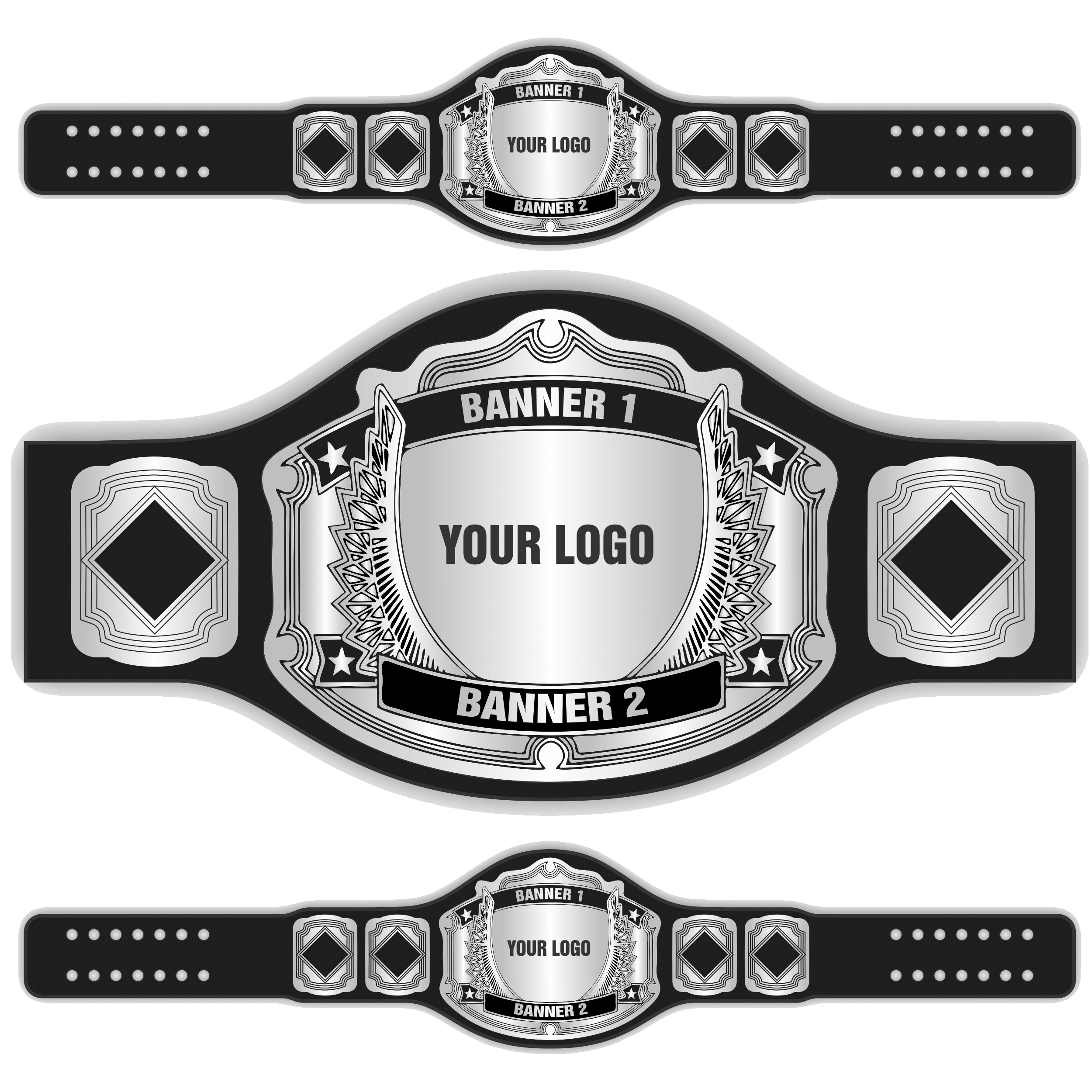Customized Championship Belt with Custom Name Plate