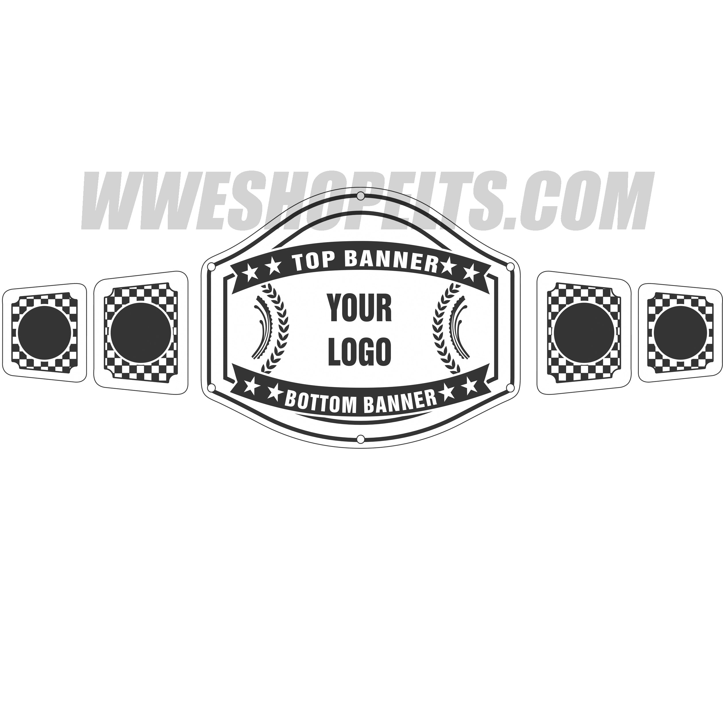 Personalized Championship Belt with Custom Name Plate