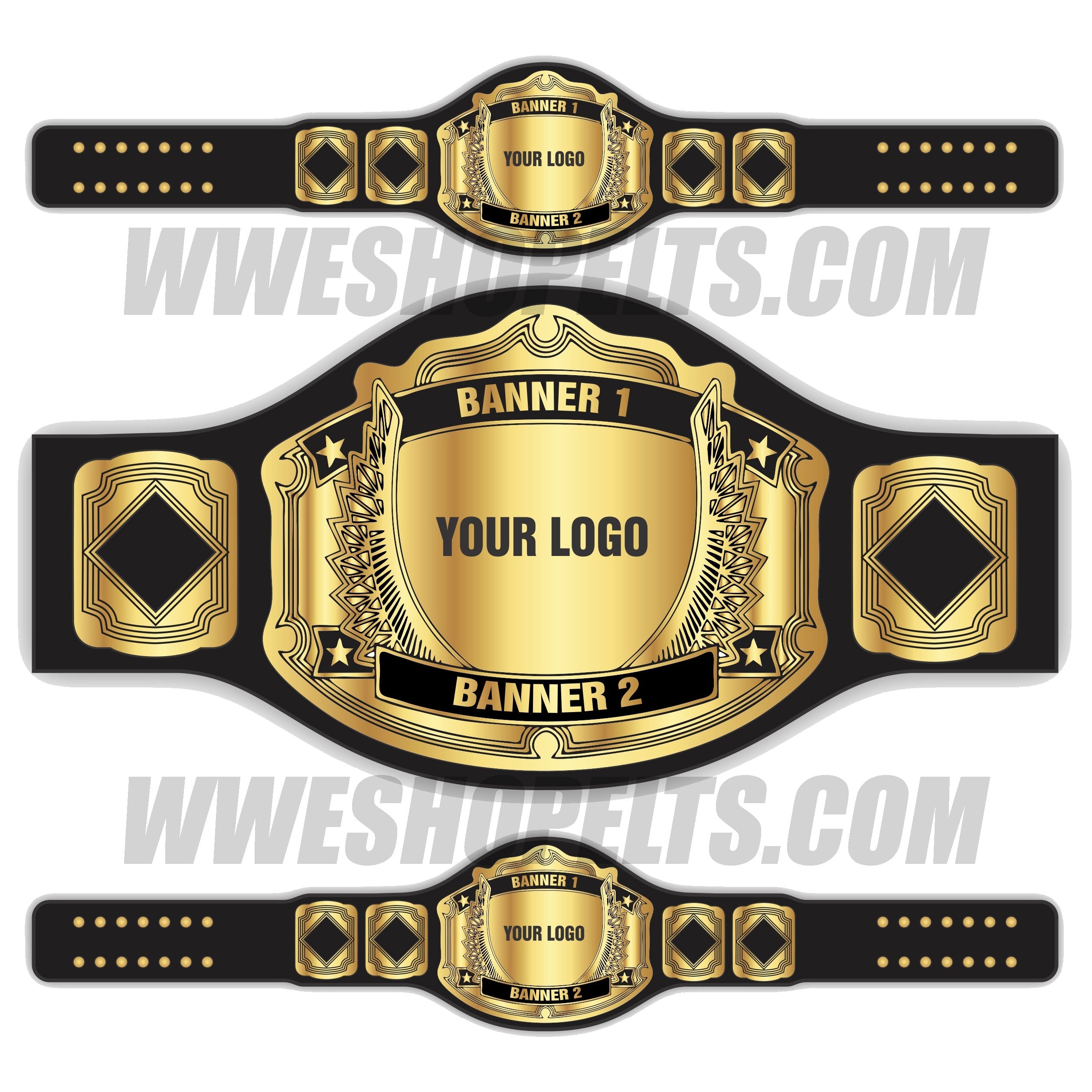 Customized Championship Belt with Custom Name Plate
