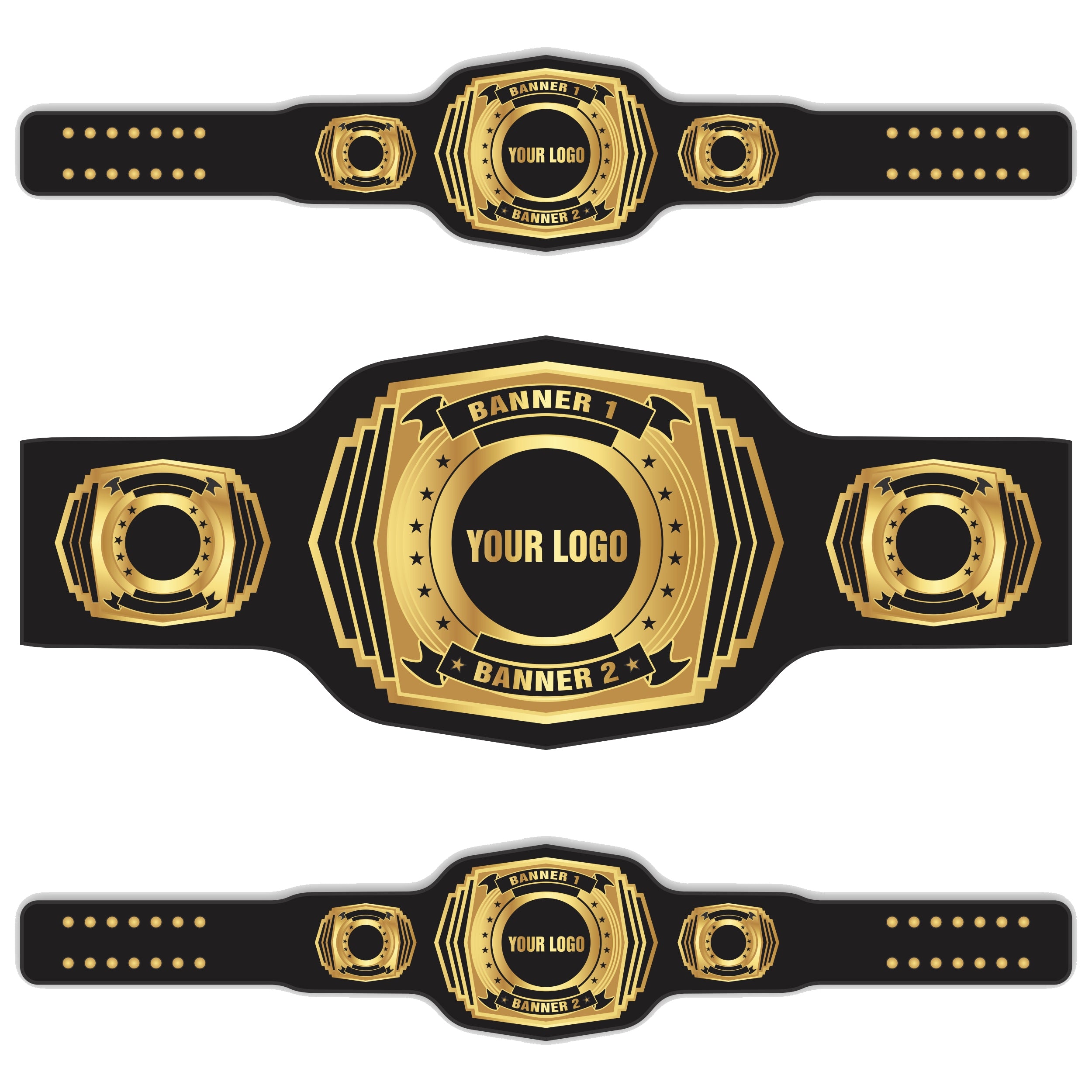 Personalized Wrestling Belt with Custom Name Plate