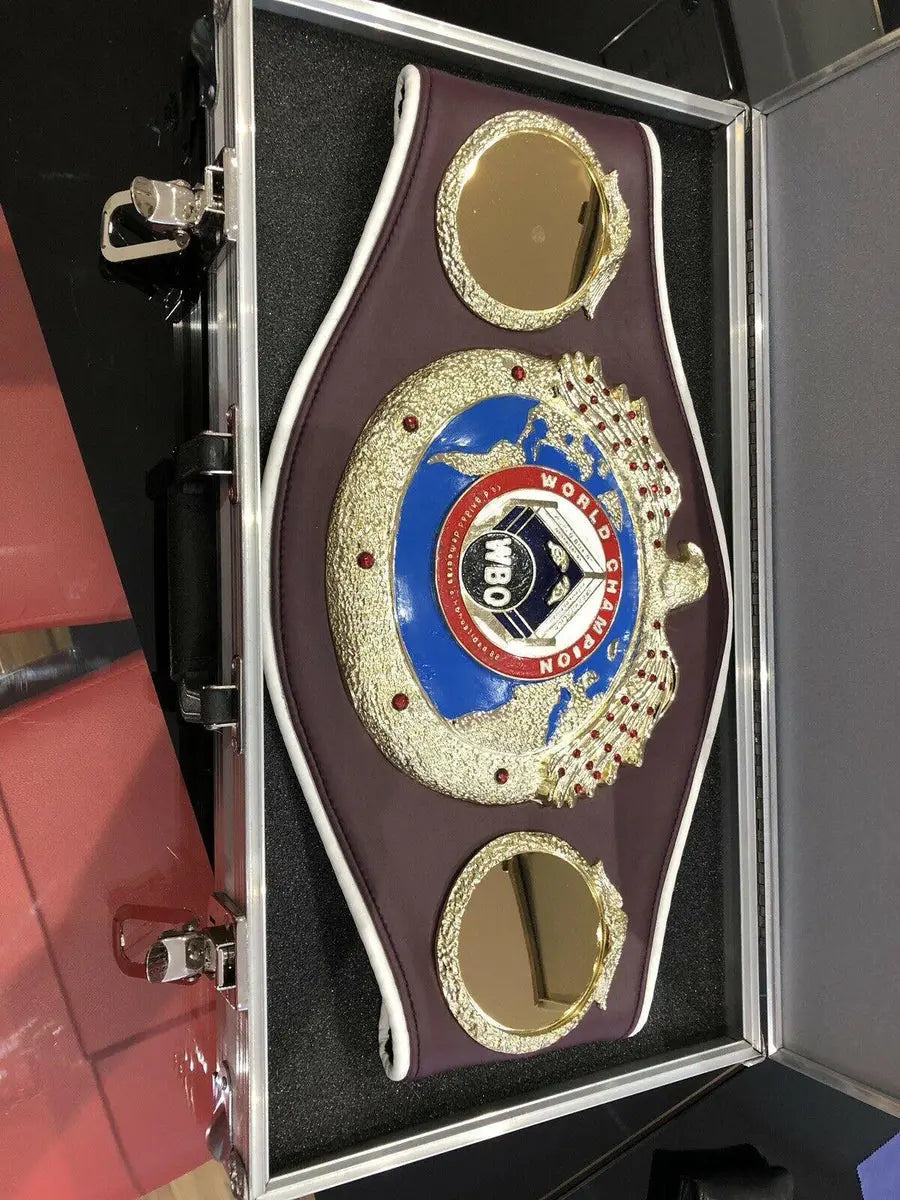 WBO Boxing Heavyweight champions Title Belt ChampionshipBeltUS