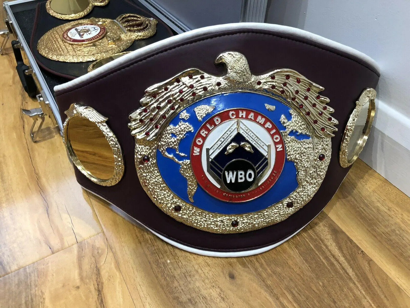 WBO Boxing Heavyweight champions Title Belt ChampionshipBeltUS