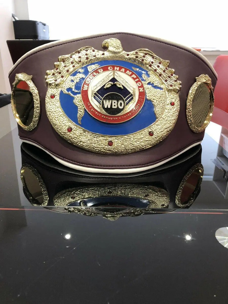 WBO Boxing Heavyweight champions Title Belt ChampionshipBeltUS