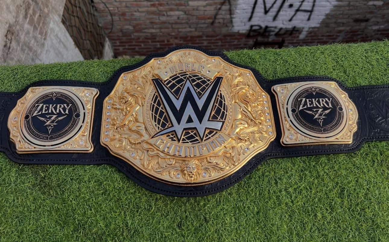24K GOLD World Title Premium Heavyweight CNC Championship Belt