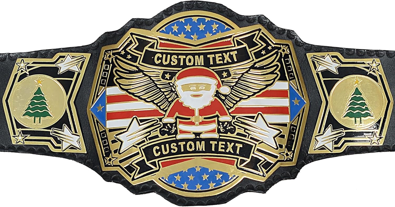 Christmas Championship Belt Custom Made