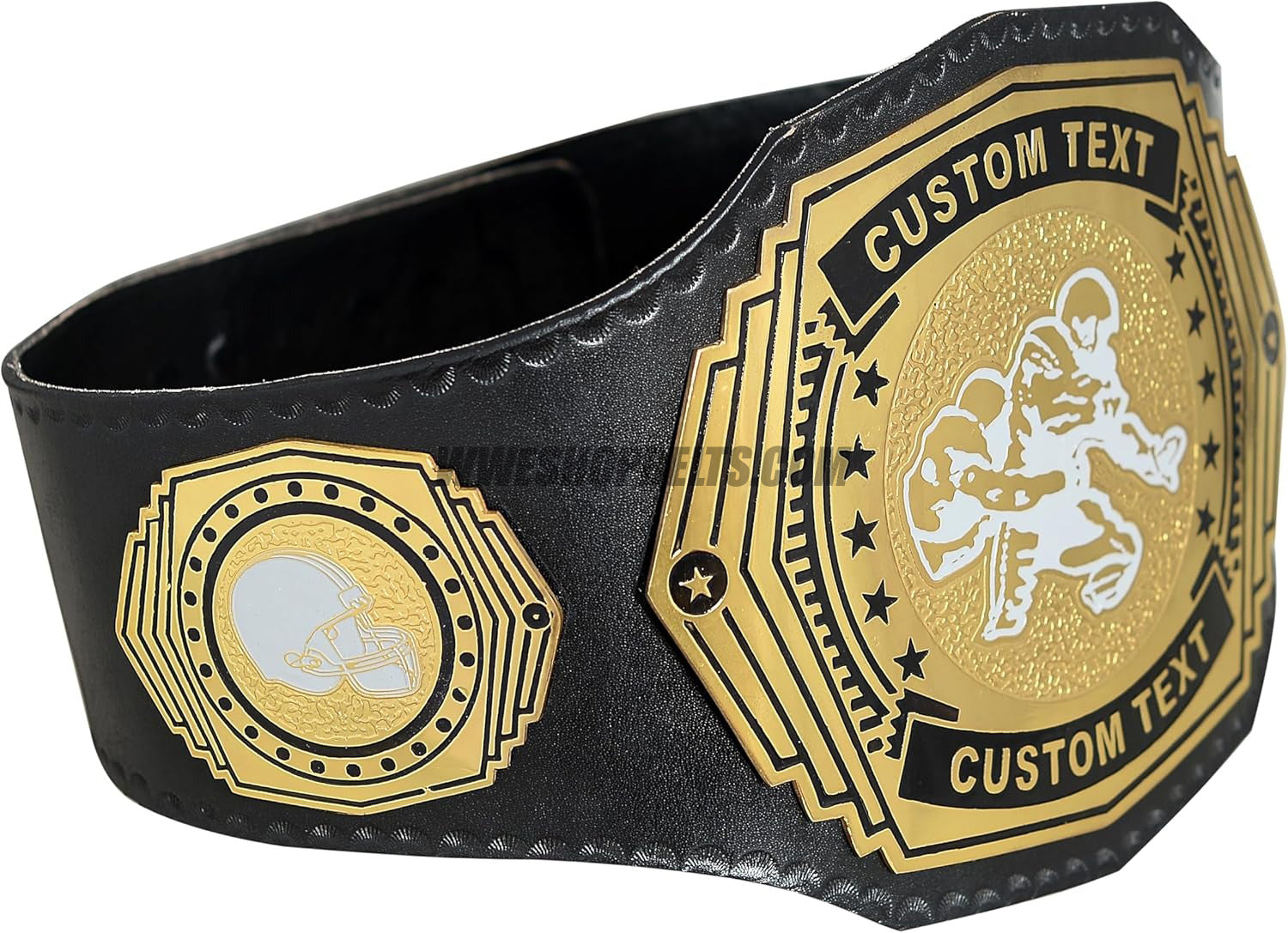 Custom MMA Championship Belt with MMA Plate Design
