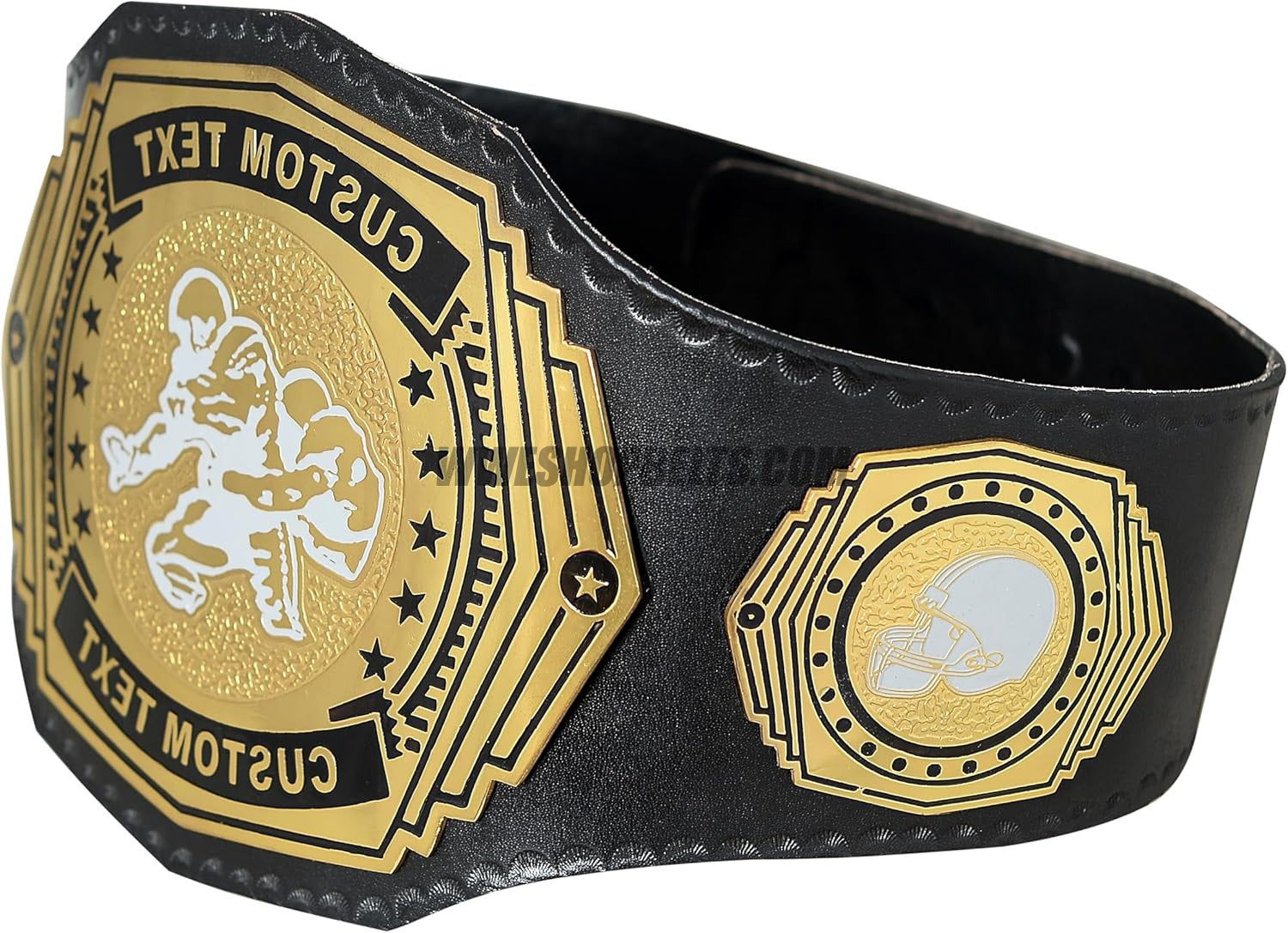 Custom MMA Championship Belt with MMA Plate Design