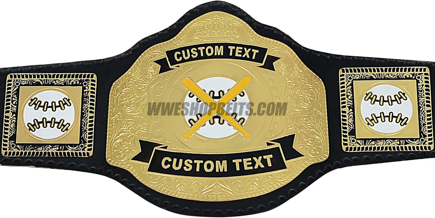 Custom Award Belt with Personalized Name Plate