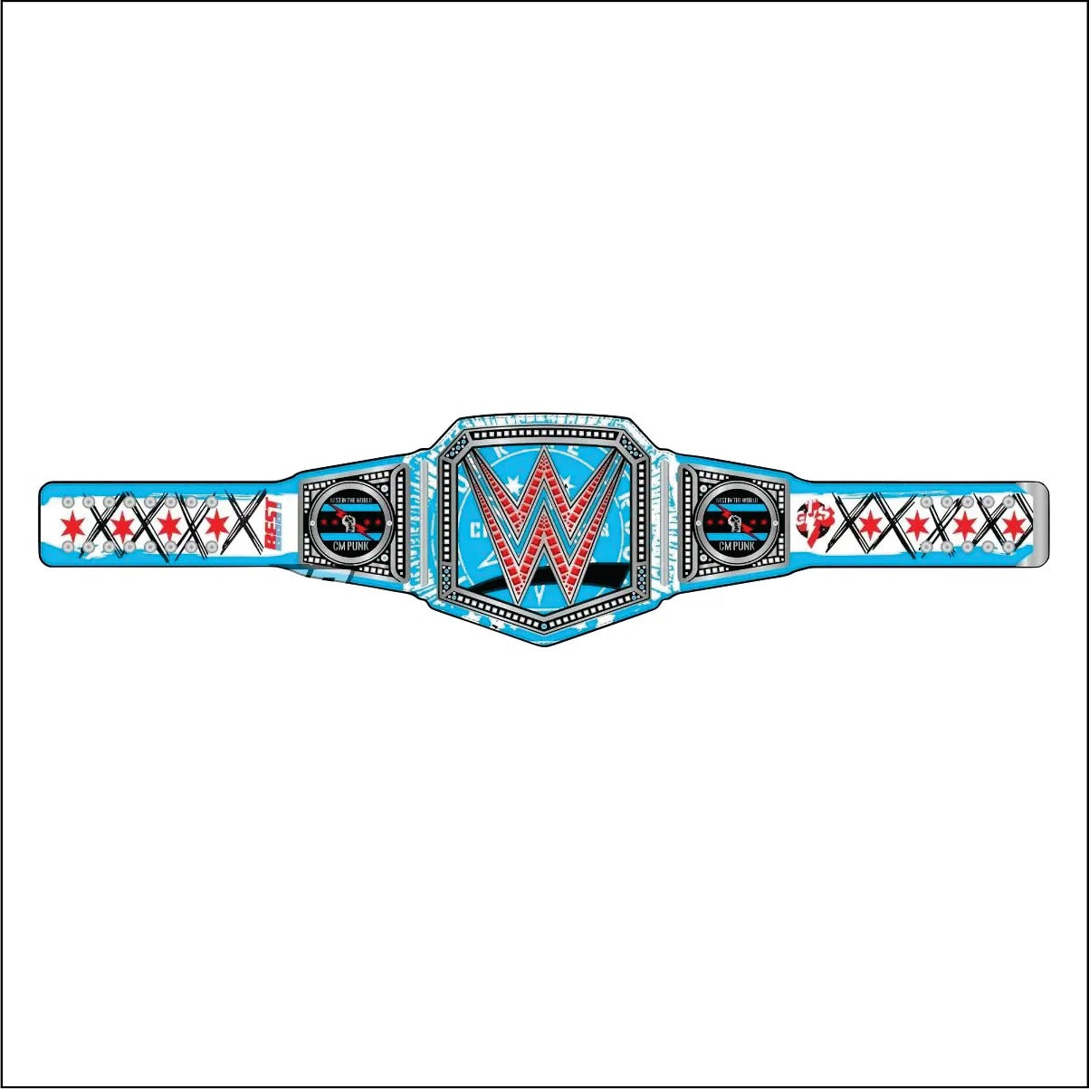 CM Punk Championship Replica Wrestling Belt