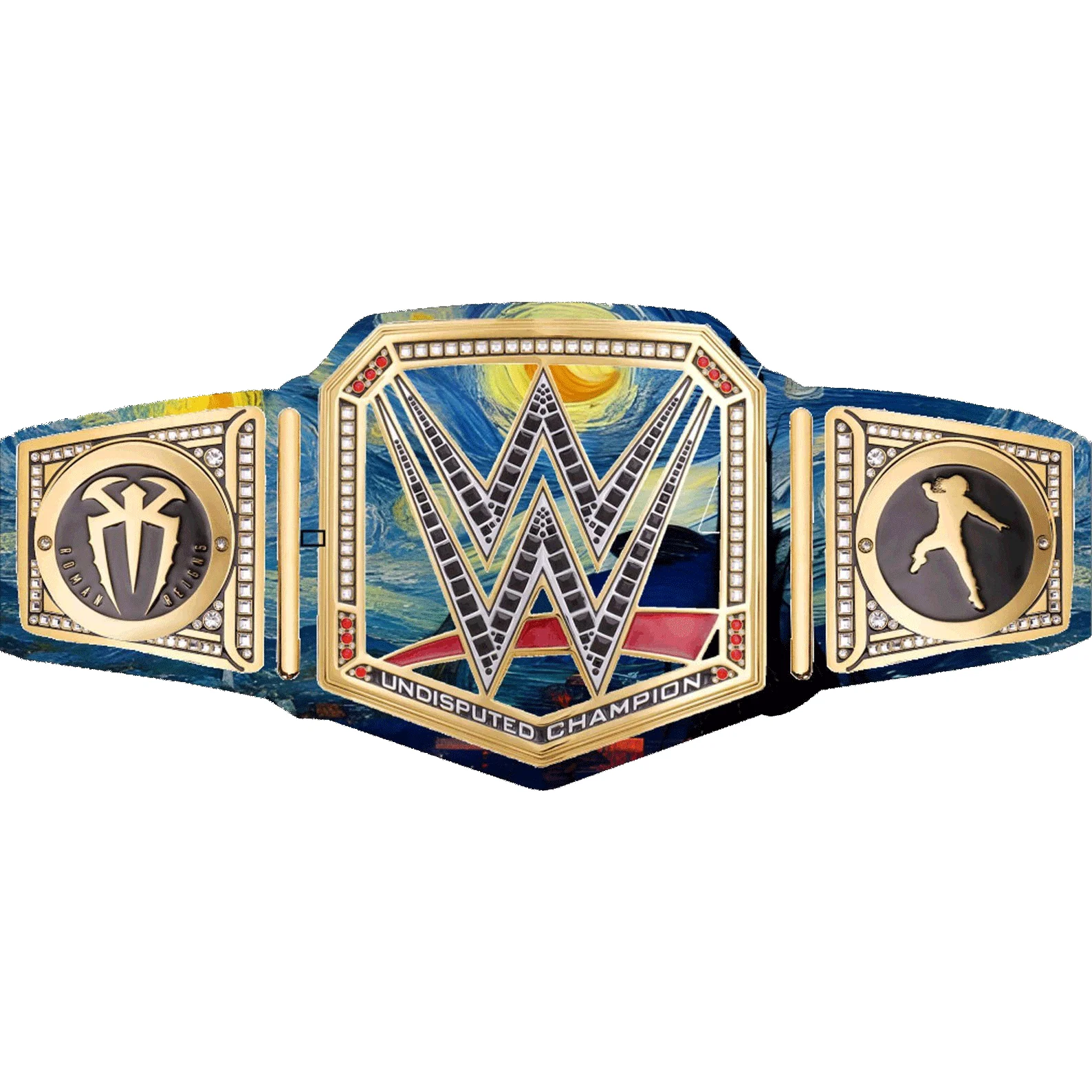 Custom Clash In Paris WWE Roman Reigns Inspired Championship Replica Title Belt