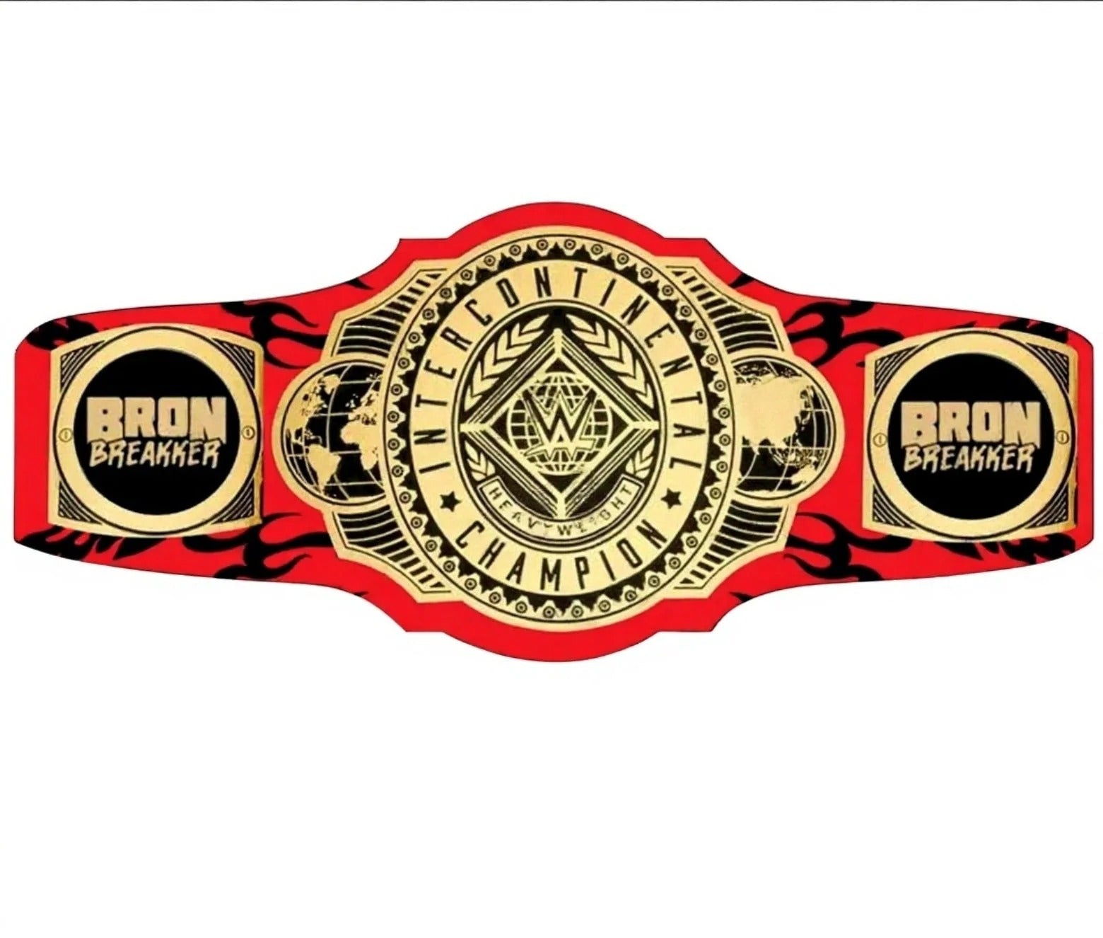 New Custom Bron Breakker Intercontinental Wrestling Championship Belt