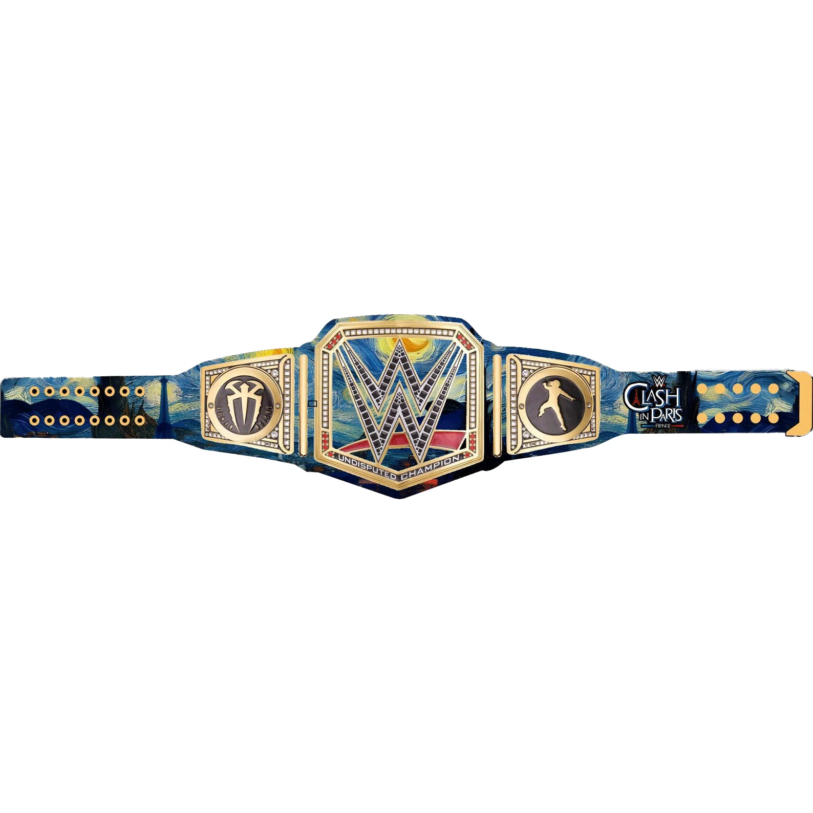 Custom Clash In Paris WWE Roman Reigns Inspired Championship Replica Title Belt