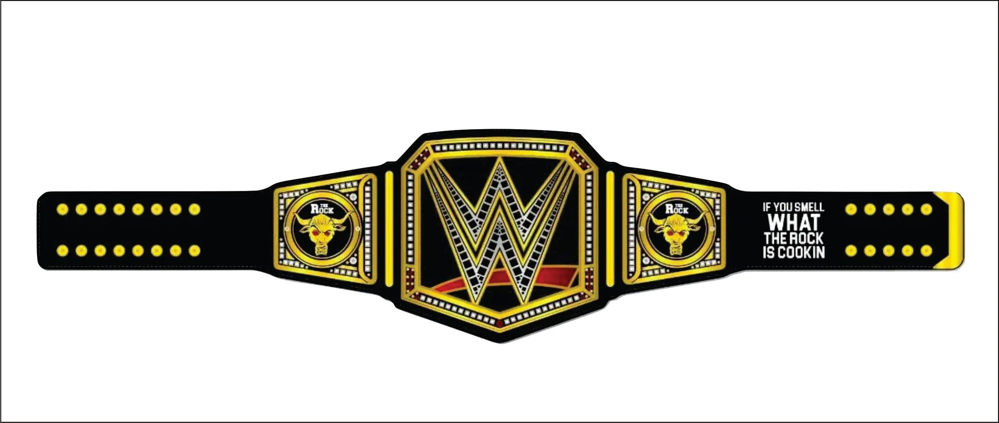 The Rock Golden Championship Replica Title Belt