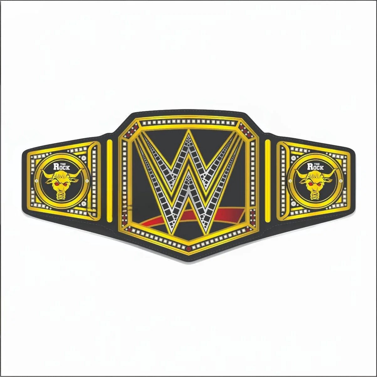 The Rock Golden Championship Replica Title Belt