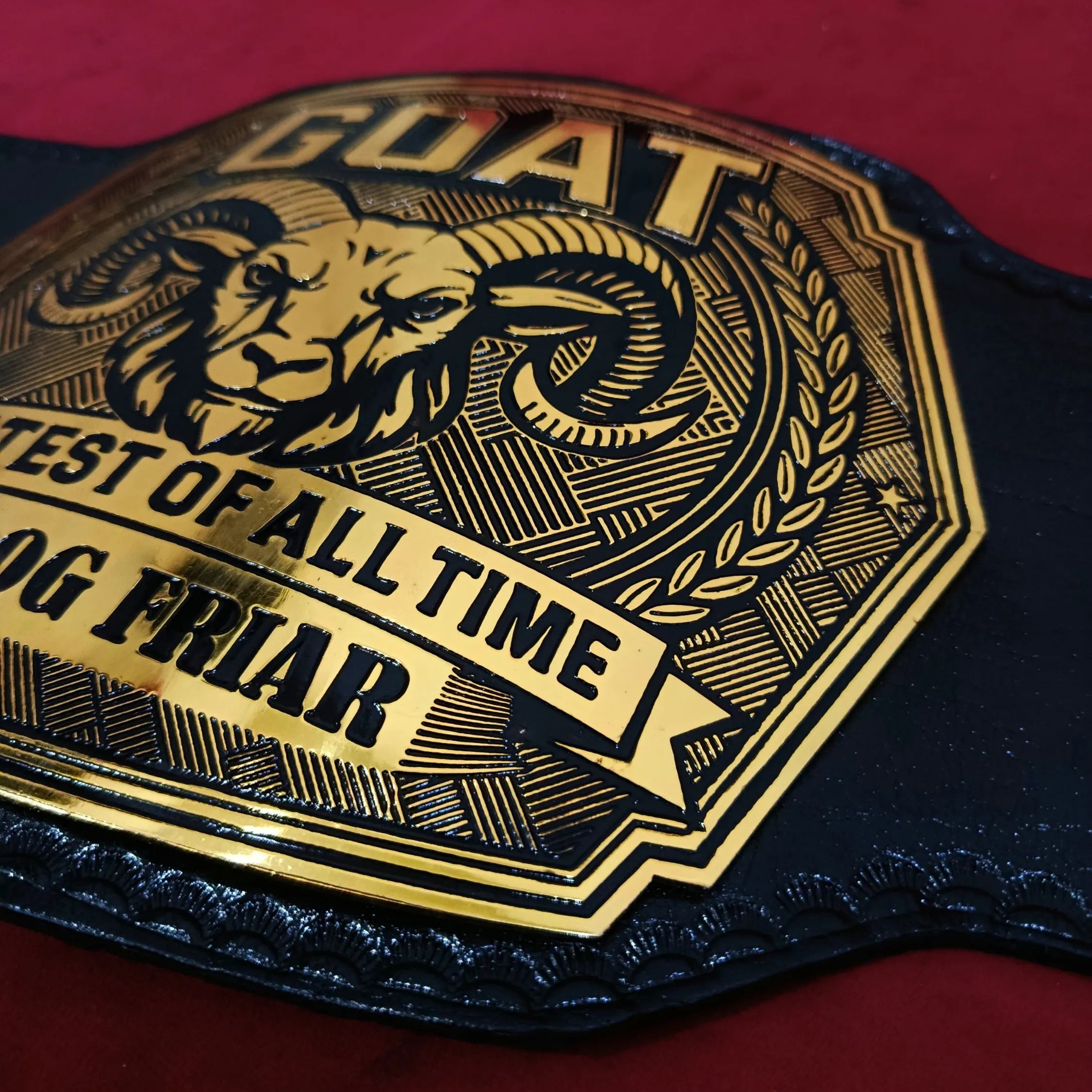Customized Custom Goat Championship Belt