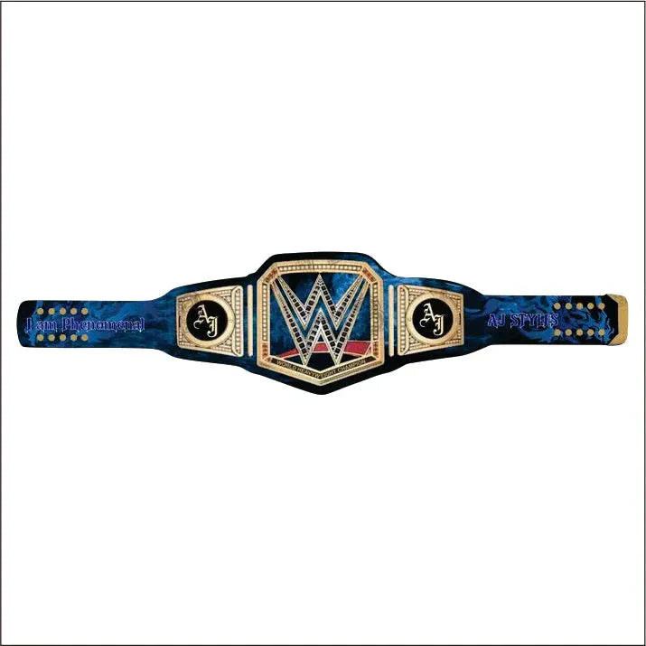 Custom AJ Styles Universal Heavyweight Championship Wrestling Belt ChampionshipBeltUS