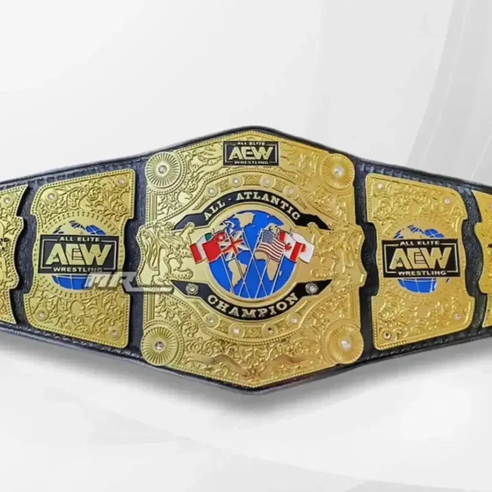 AEW All Atlantic Championship World Wide Wrestling Championship Belt ChampionshipBeltUS