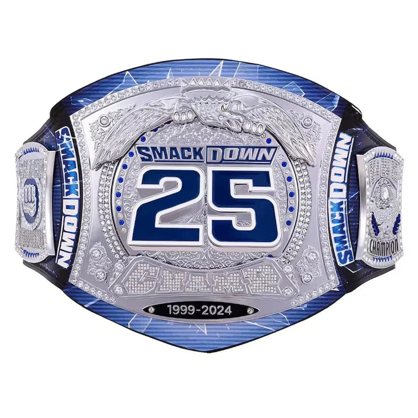 wwe smackdown 25 years special edition spinner replica title belt​