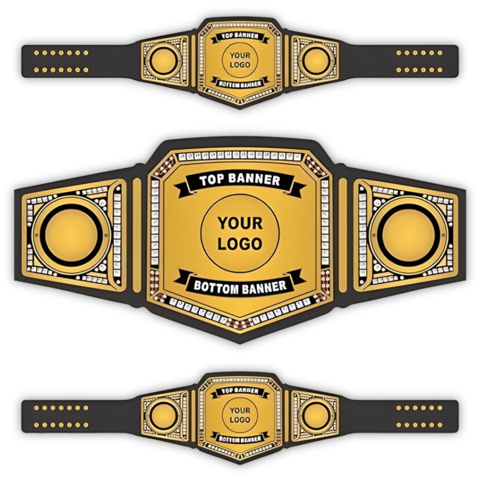 Customized Championship Belt with Custom Name Plate