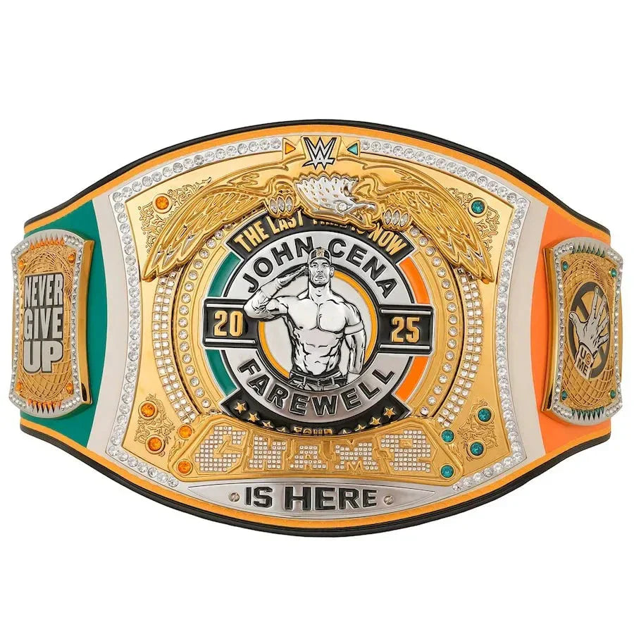 John Cena Autographed Farewell Tour 2025 Dublin Spinner Replica Belt