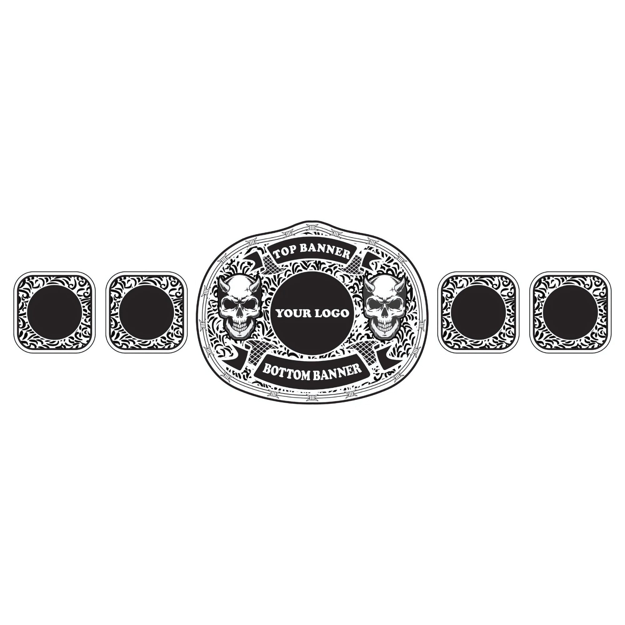 Customized Championship Belt with Custom Name Plate