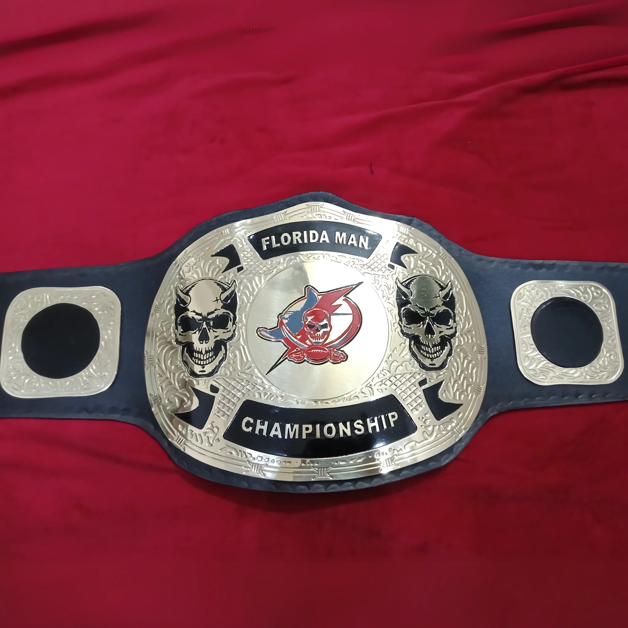 Customized Championship Belt with Custom Name Plate