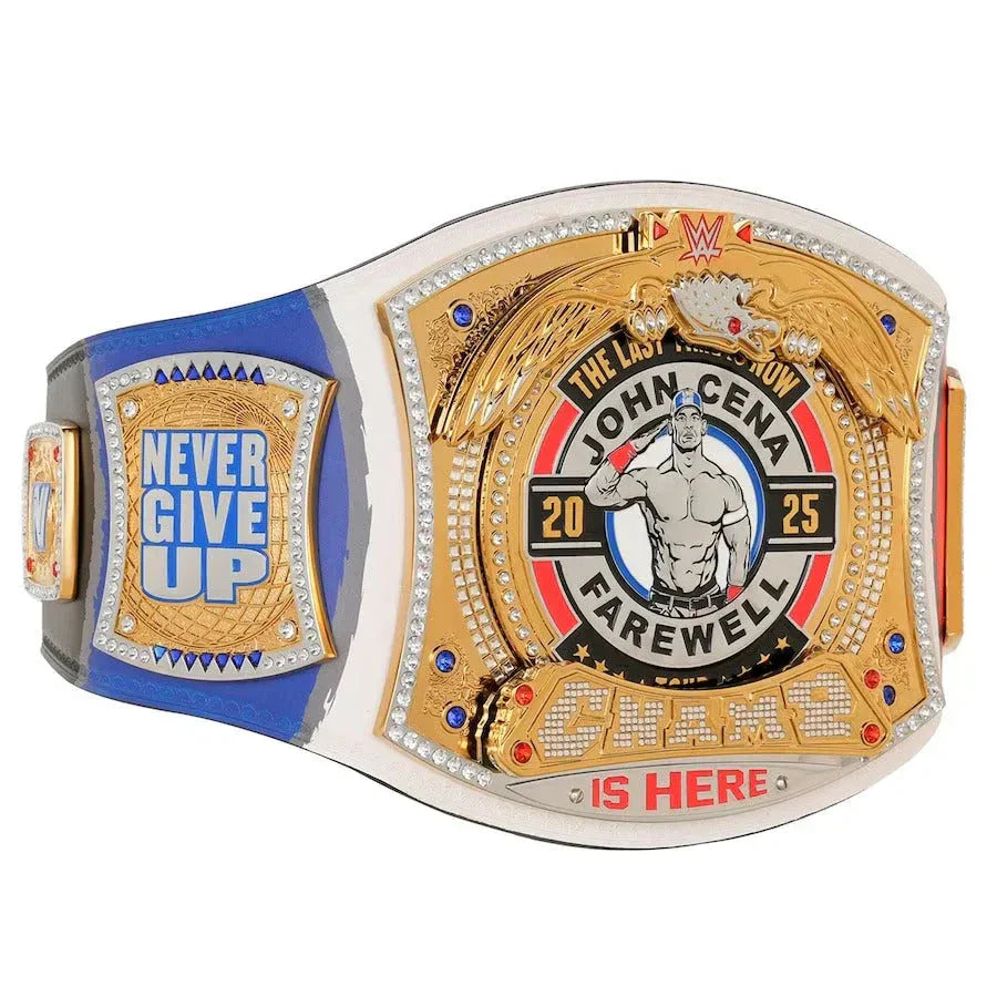John Cena Farewell Tour 2025 Paris Spinner Championship Replica Title Belt ChampionshipBeltUS