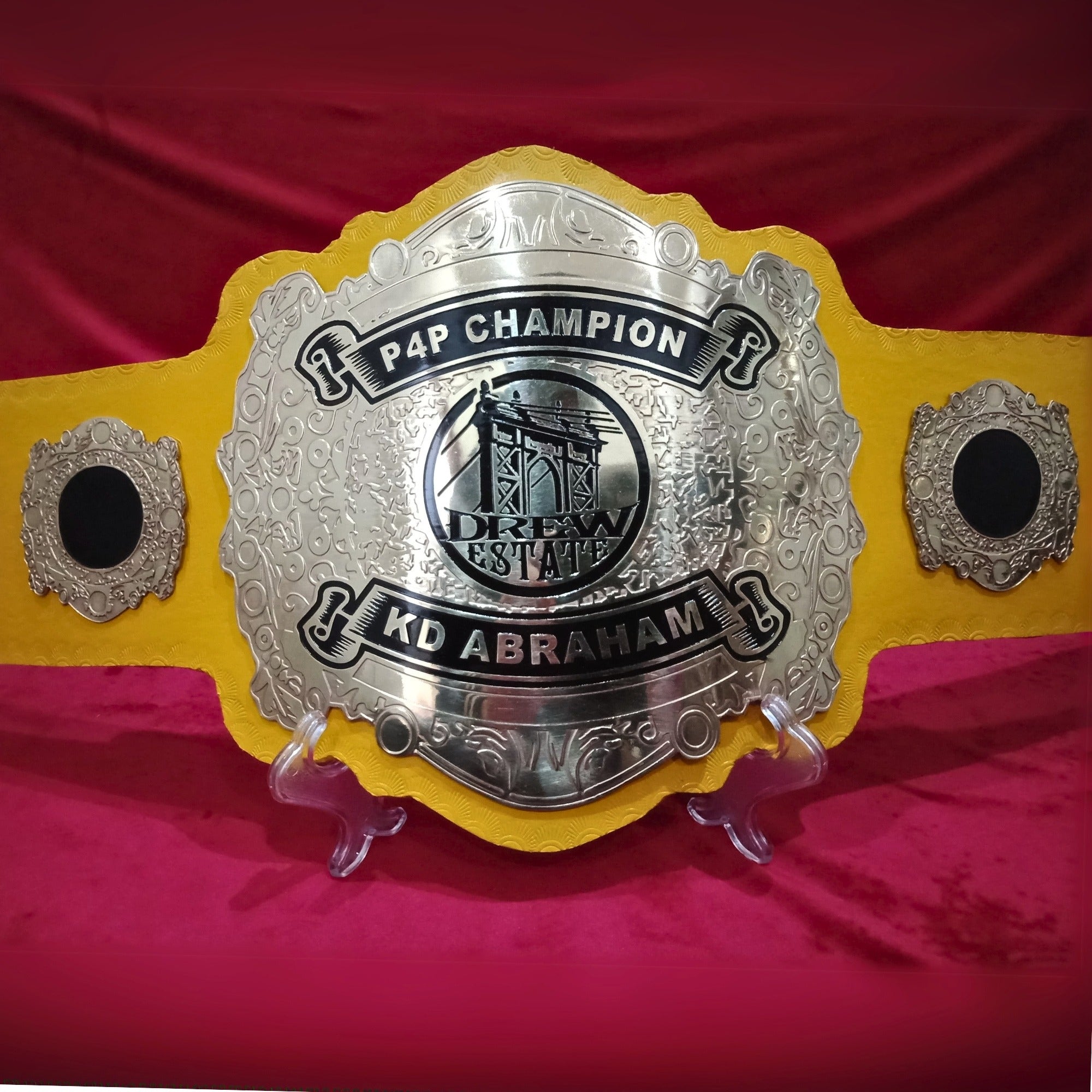 Customized Championship Belt with Custom Name Plate