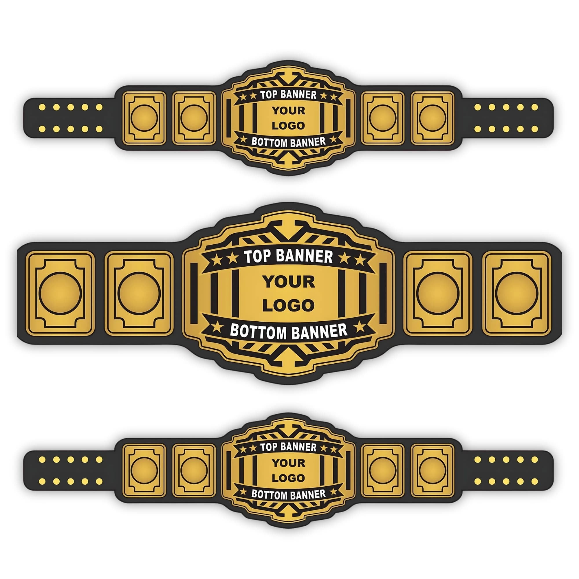 Customized Championship Belt with Custom Name Plate