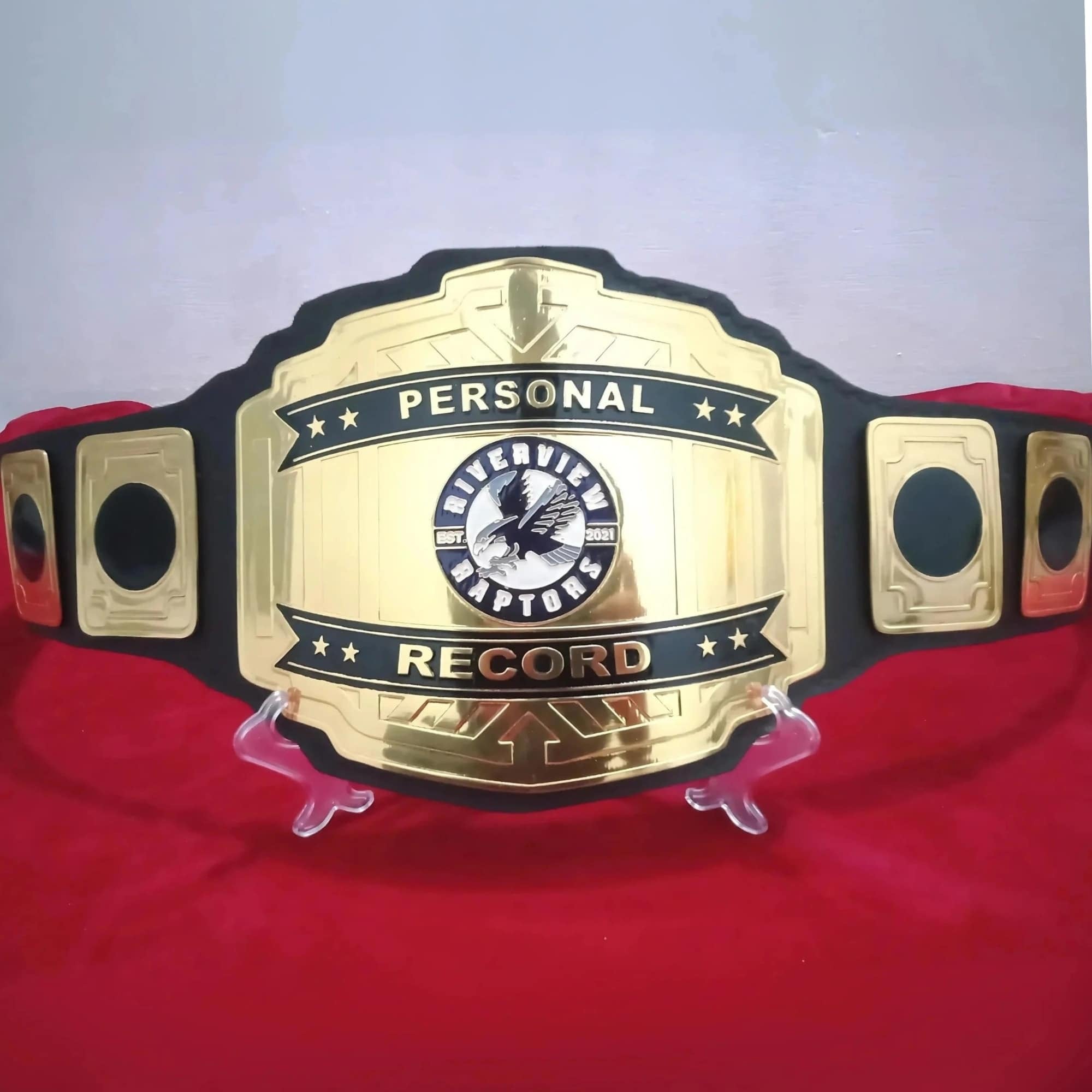 Customized Championship Belt with Custom Name Plate