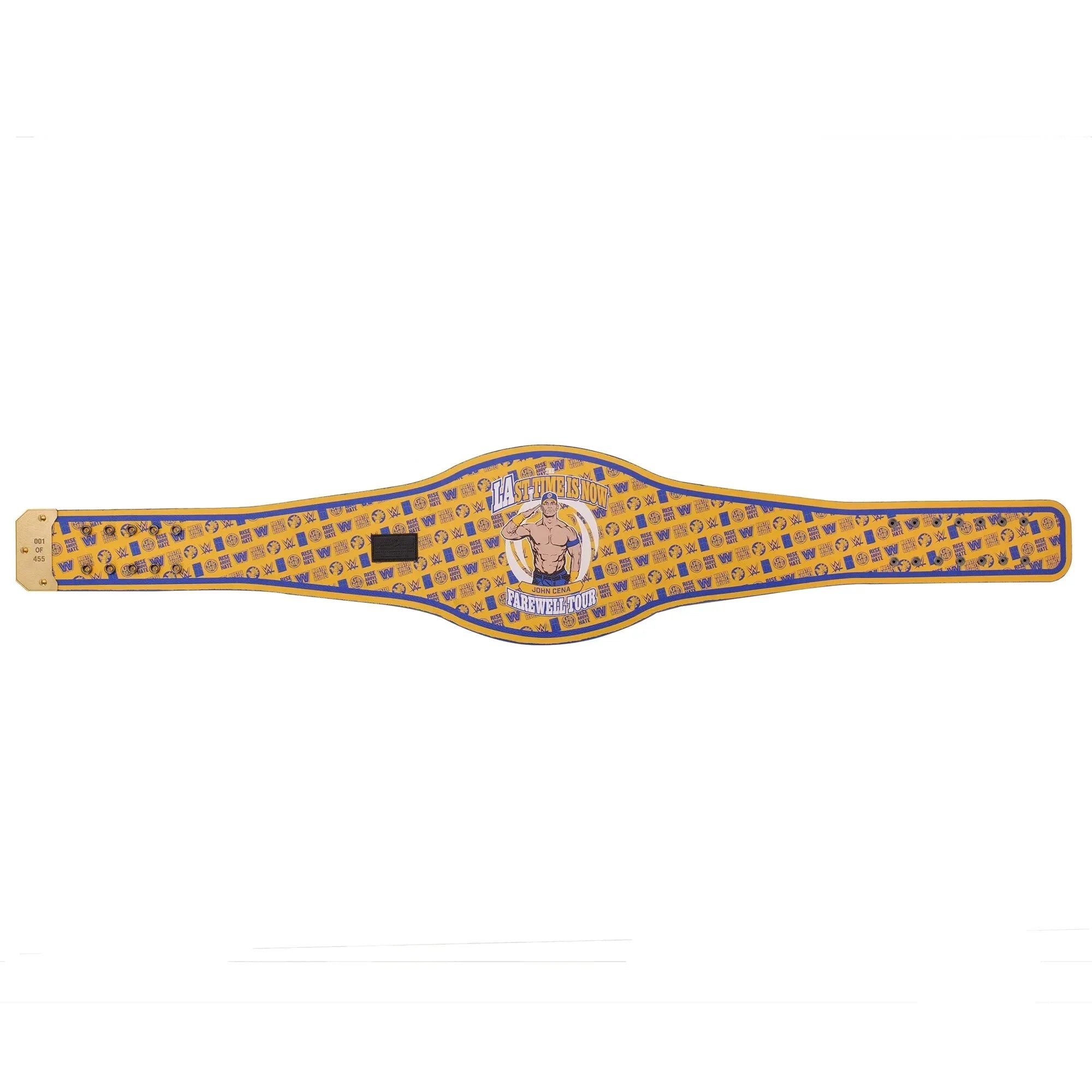 John Cena Farewell Tour 2025 Money In The Bank Los Angeles Spinner Championship Replica Title Belt (Copy) ChampionshipBeltUS