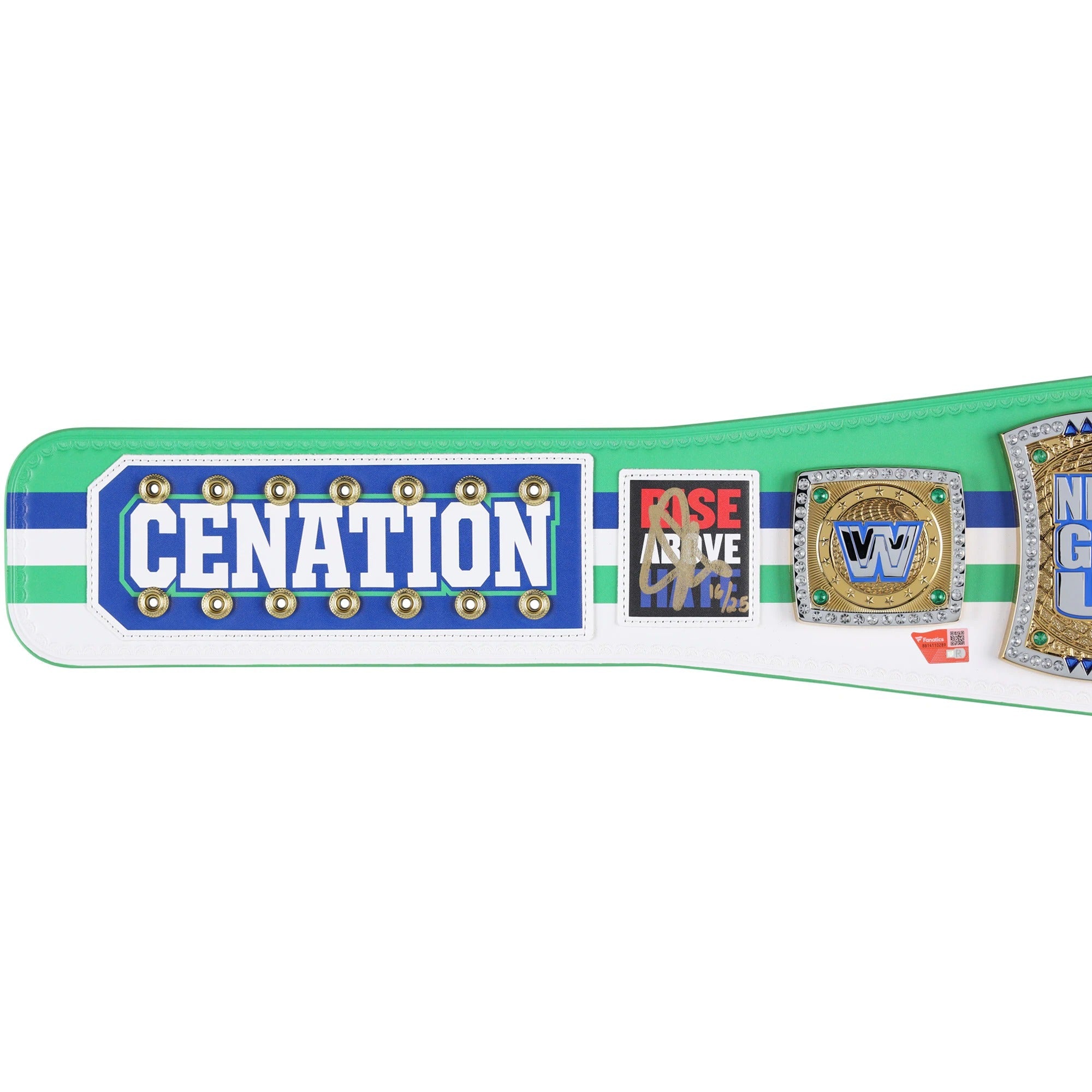 John Cena Autographed Farewell Tour 2025 Dallas Championship Replica Belt – Limited Edition of 25