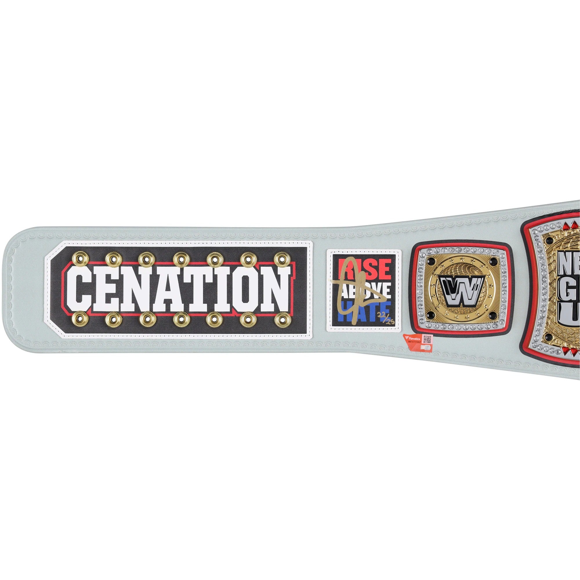John Cena Autographed Farewell Tour 2025 Dayton Championship Replica Belt – Limited Edition of 25