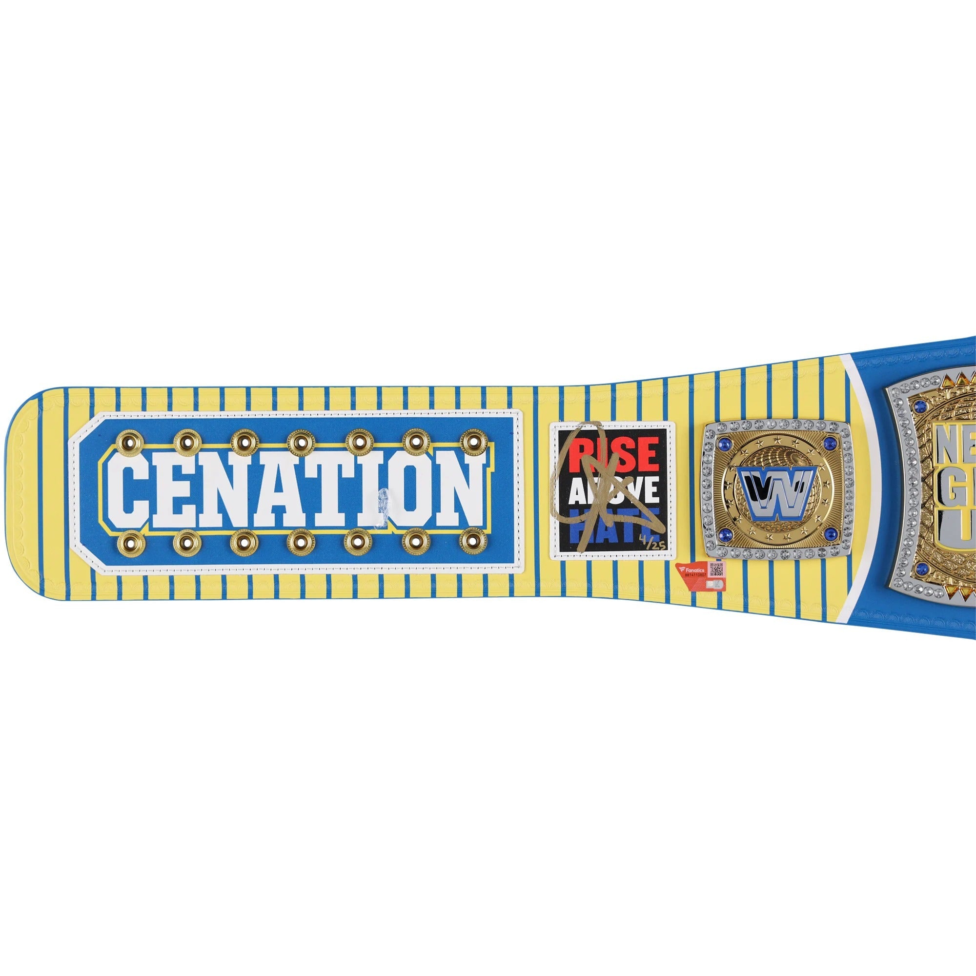 John Cena Autographed Farewell Tour 2025 WrestlePalooza Indianapolis Spinner Championship Replica Belt – Limited Edition of 25